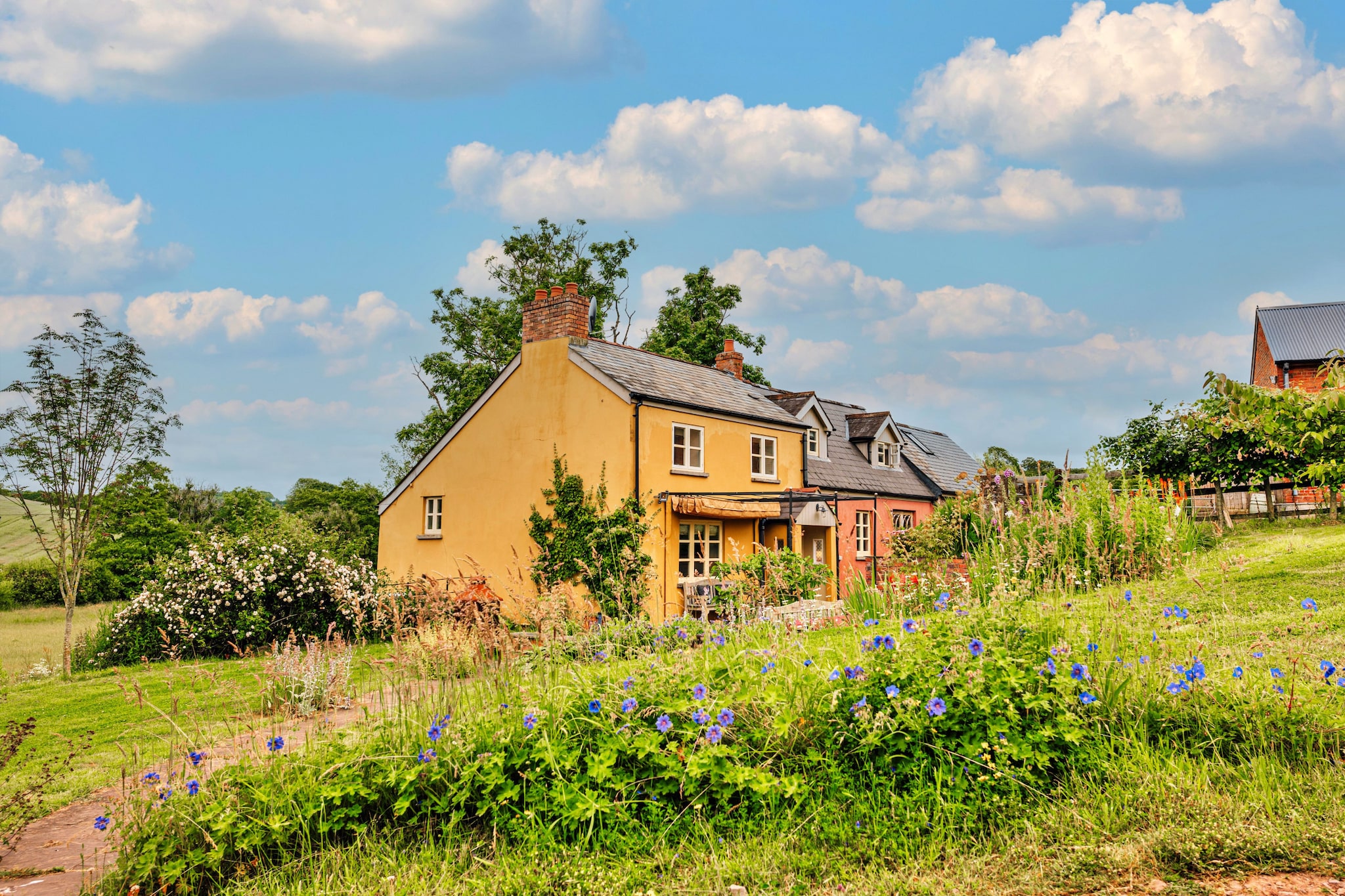 Beili Glas Cottage-Buitenlucht