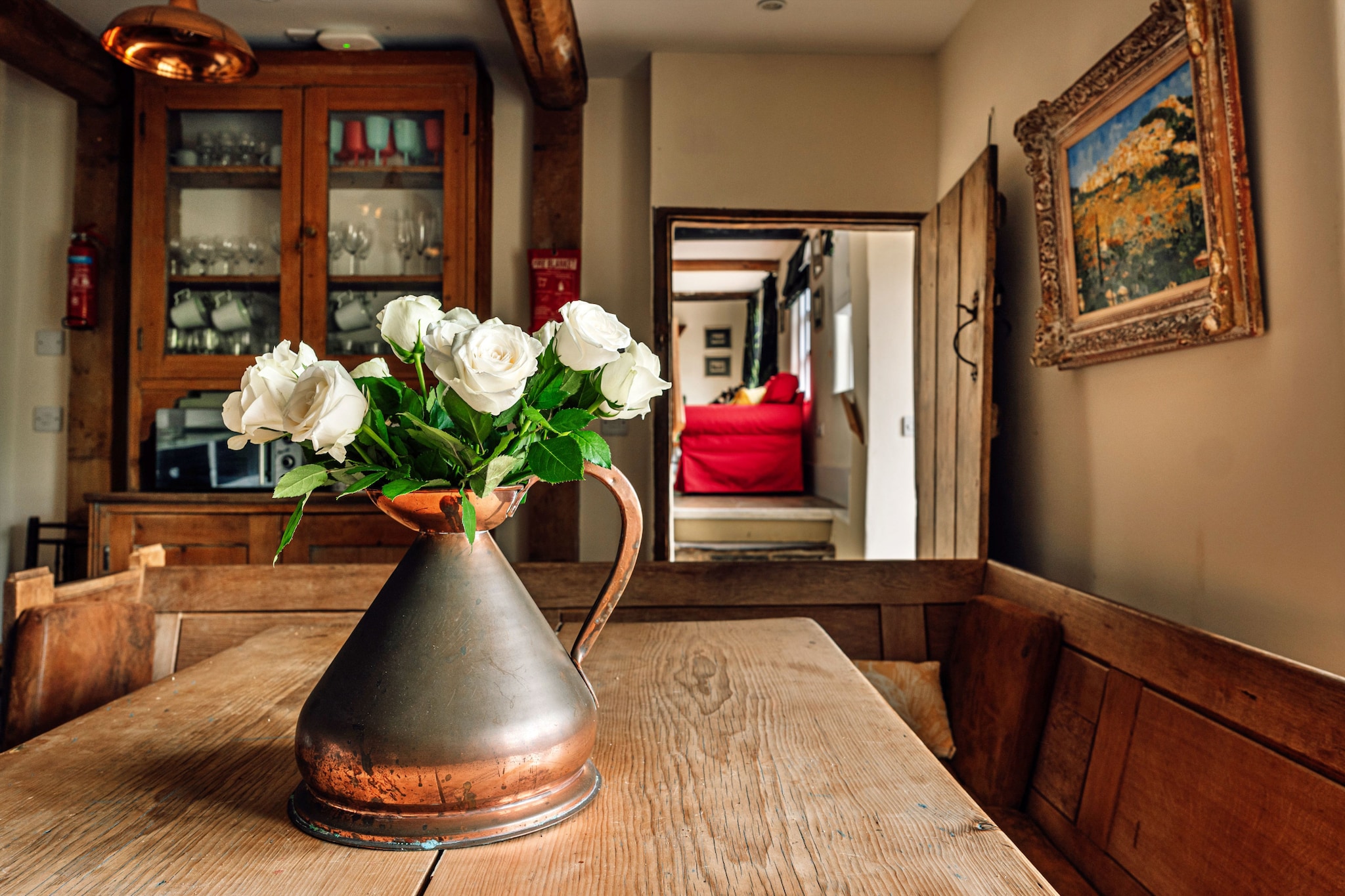 Beili Glas Cottage-Sfeer