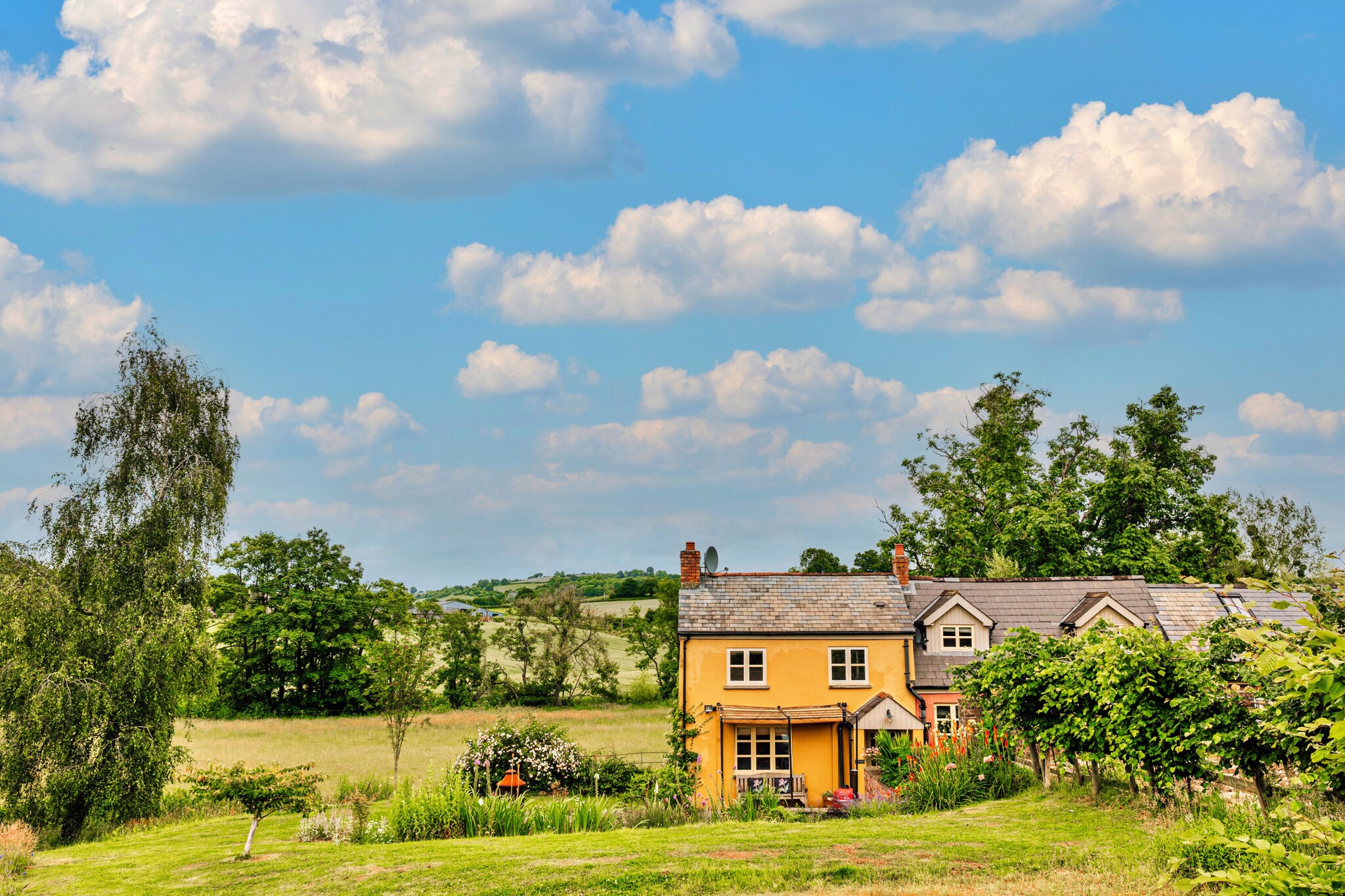 Beili Glas Cottage-Buitenlucht