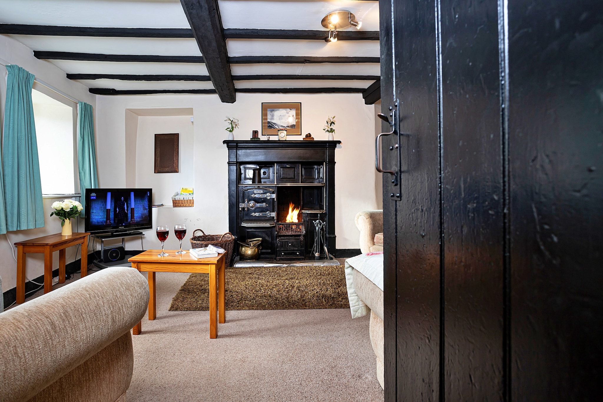 No.2 Town Head Cottages-Woonkamer