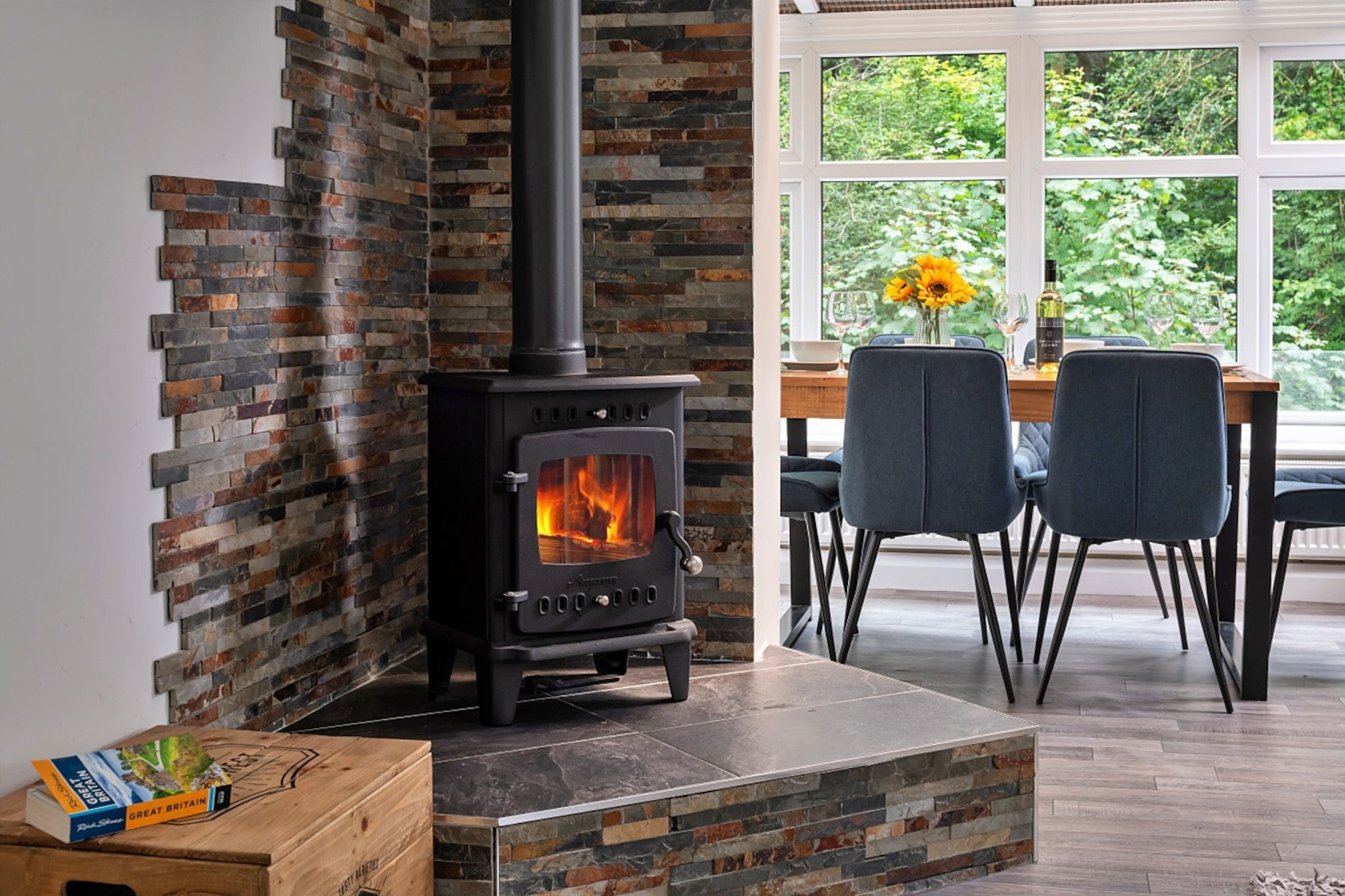 Nant Cottage-Woonkamer