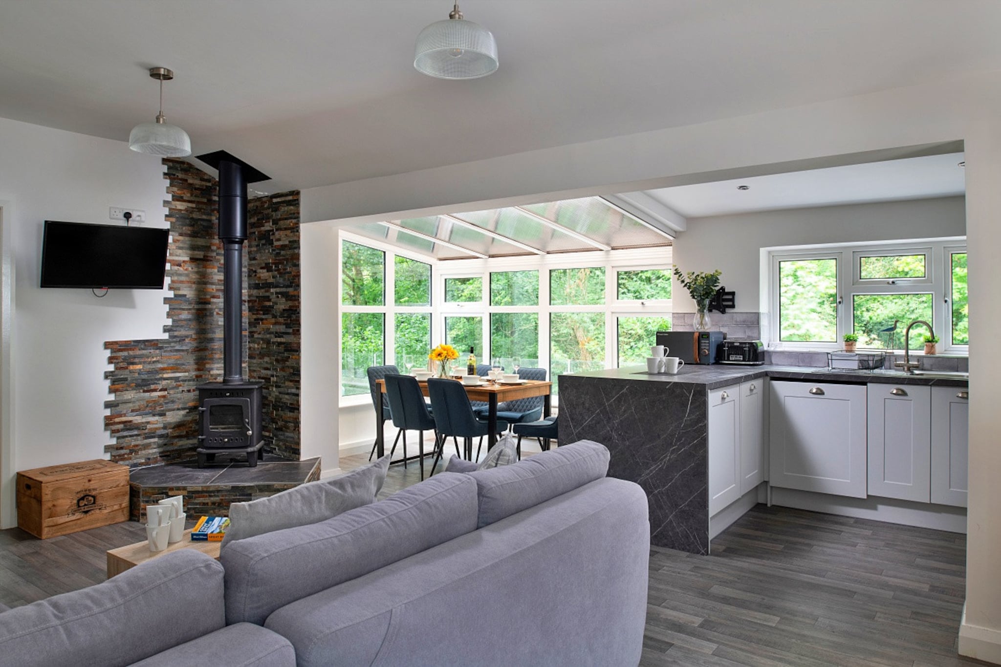 Nant Cottage-Woonkamer