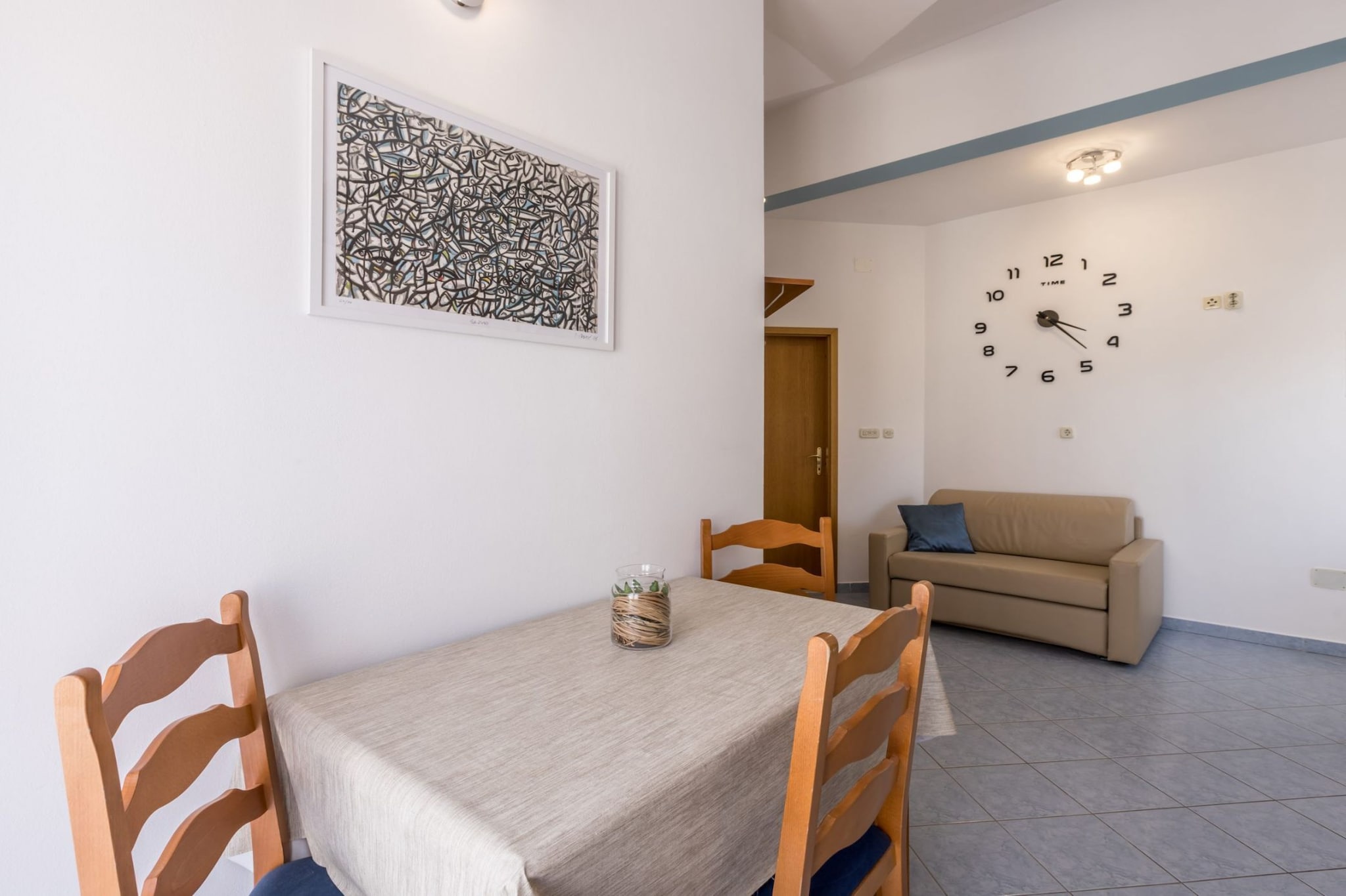 Adriatic Island Sea View Apartments - One Bedroom Apartment with Terrace (A1)-Salle à manger