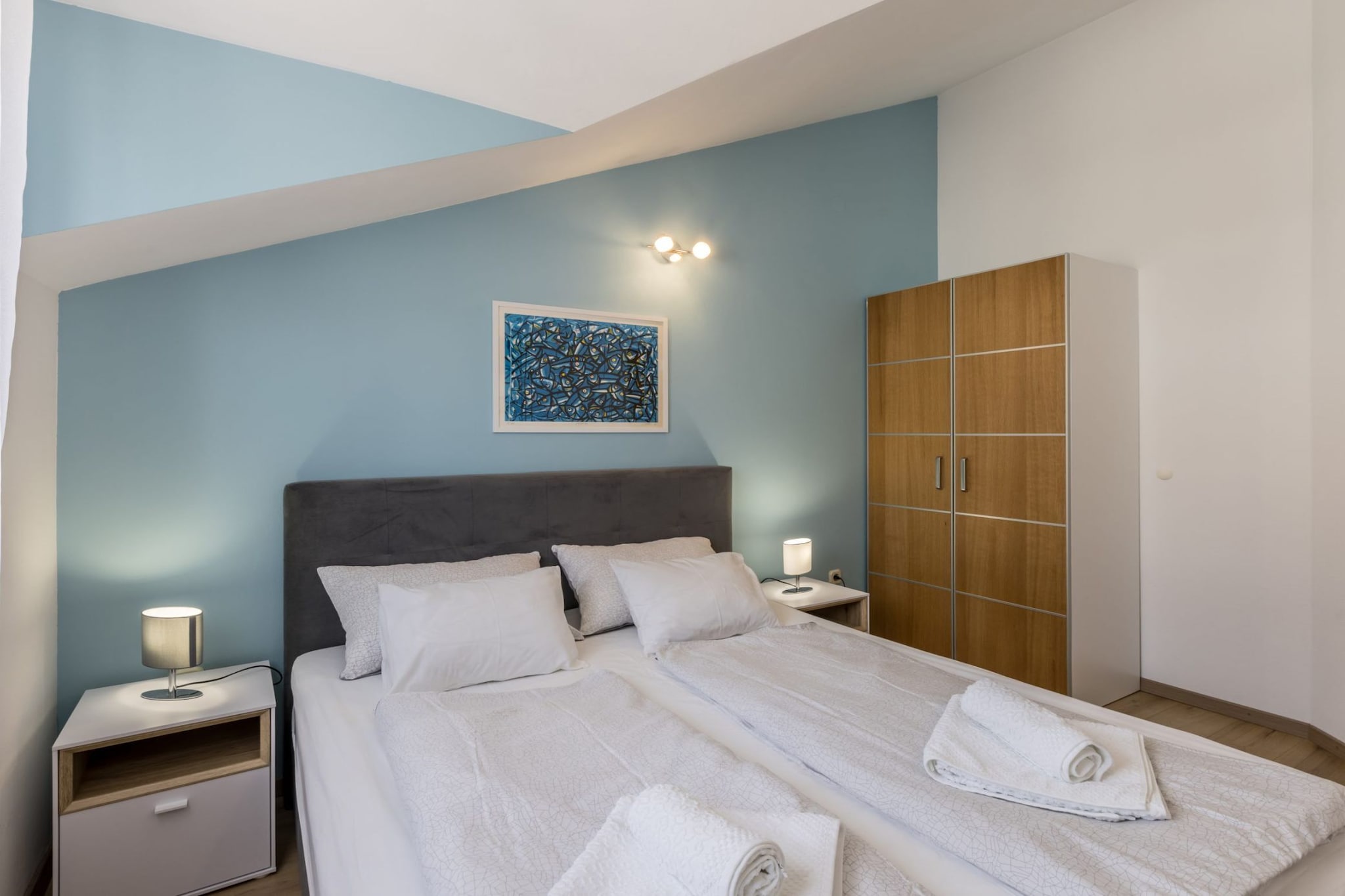 Adriatic Island Sea View Apartments - One Bedroom Apartment with Terrace (A1)-Chambre