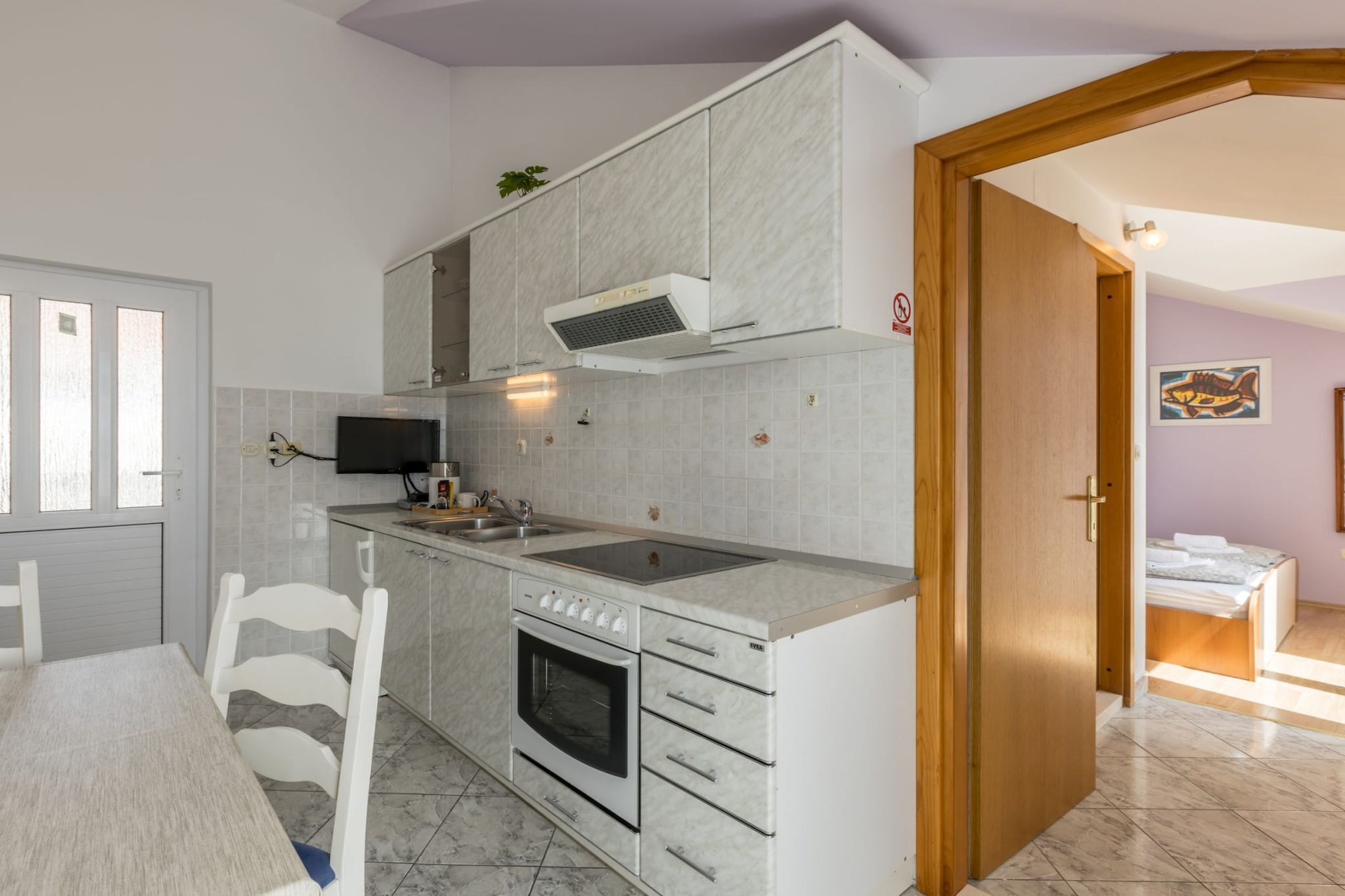 Adriatic Island Sea View Apartments - One Bedroom Apartment with Terrace and Sea View (A3)-Cuisine