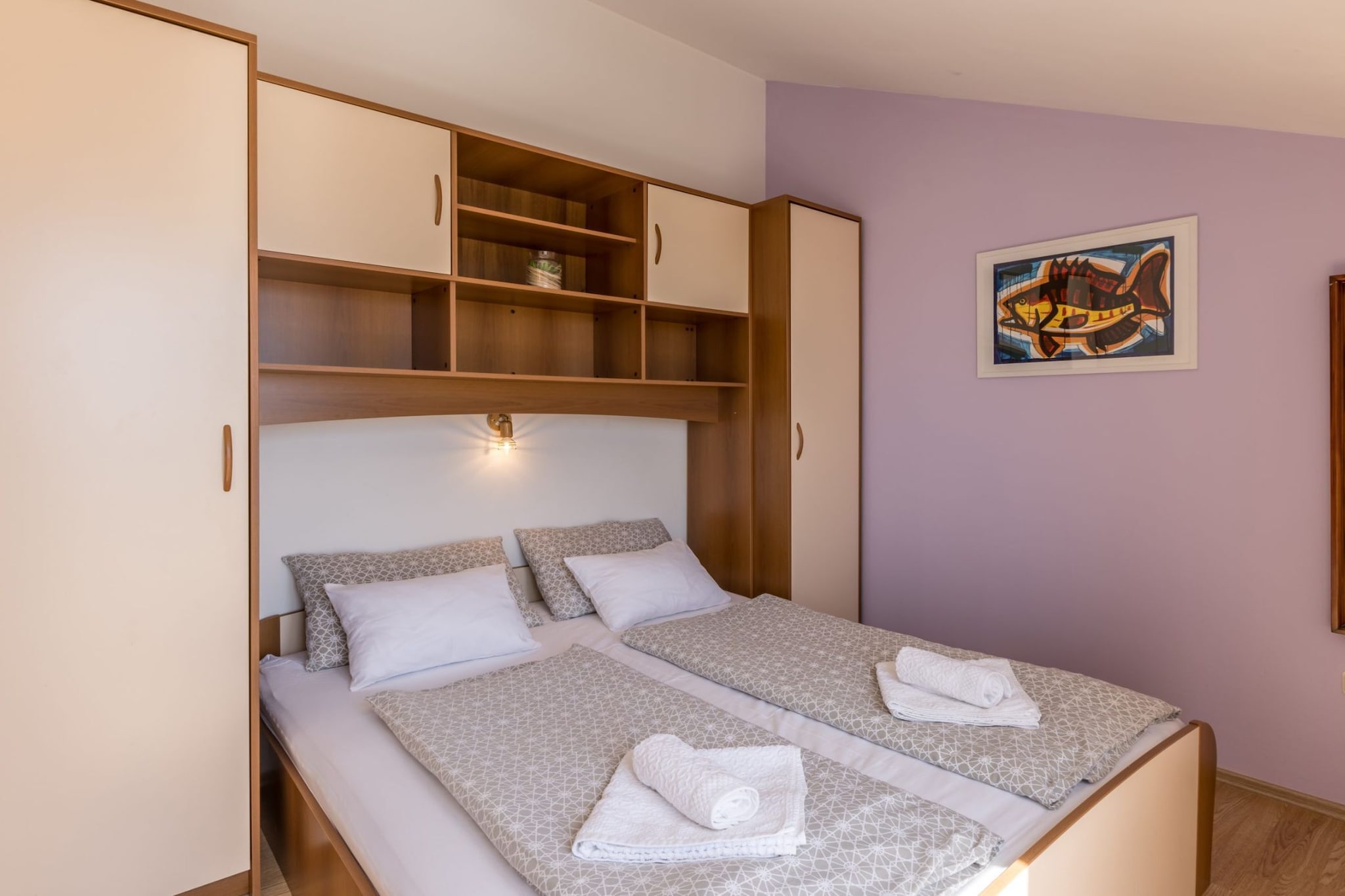 Adriatic Island Sea View Apartments - One Bedroom Apartment with Terrace and Sea View (A3)-Chambre