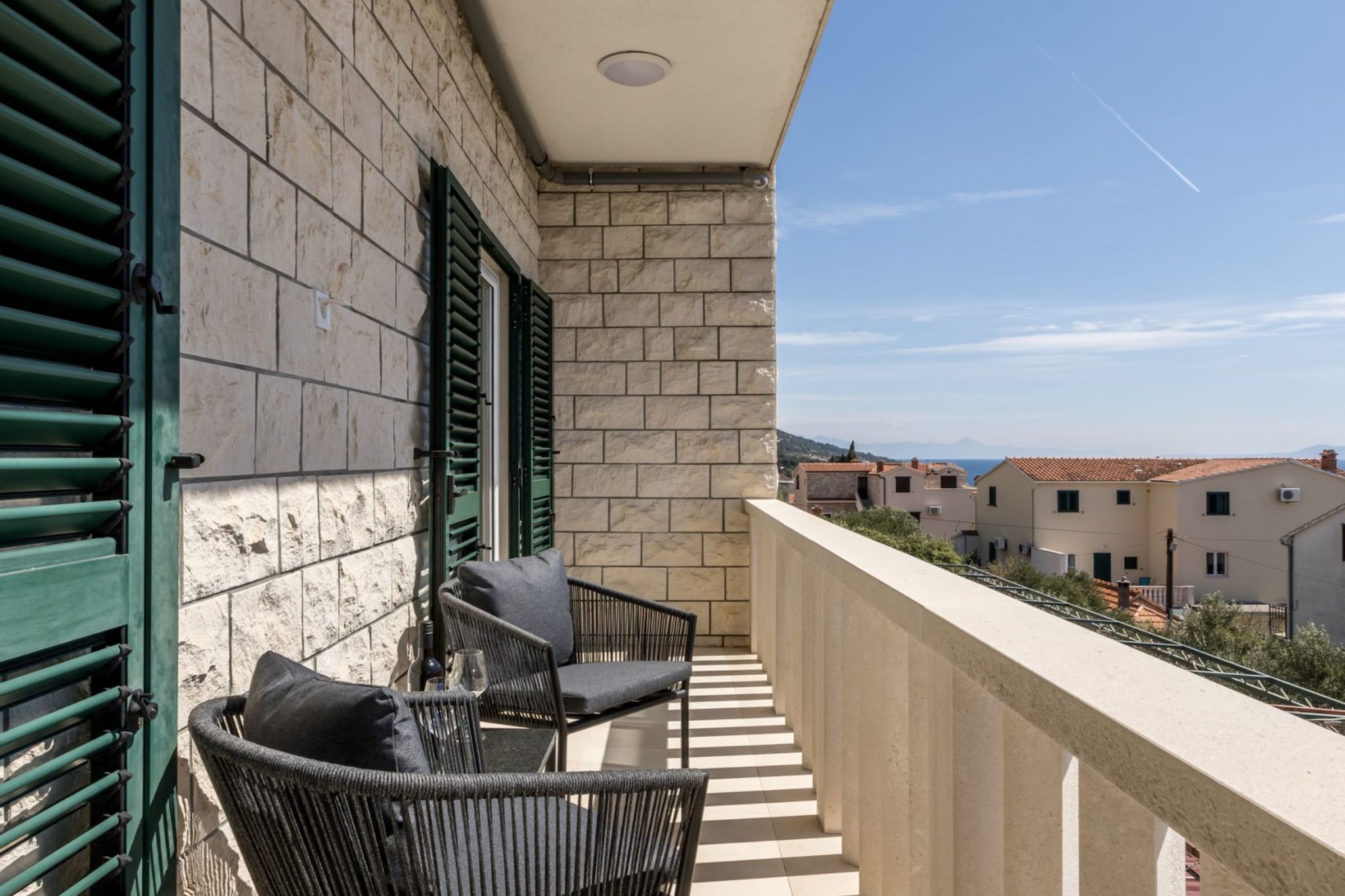 Adriatic Island Sea View Apartments - Three  Bedroom Apartment with Terrace and Sea View (A4)-Vue