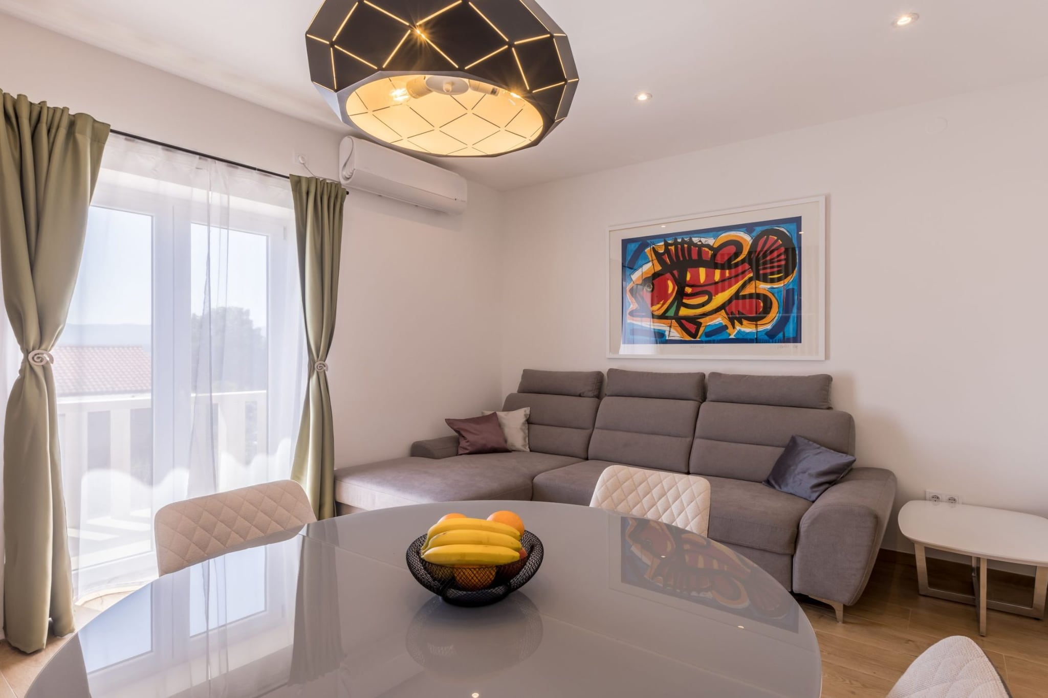 Adriatic Island Sea View Apartments - Three  Bedroom Apartment with Terrace and Sea View (A4)-Salle à manger