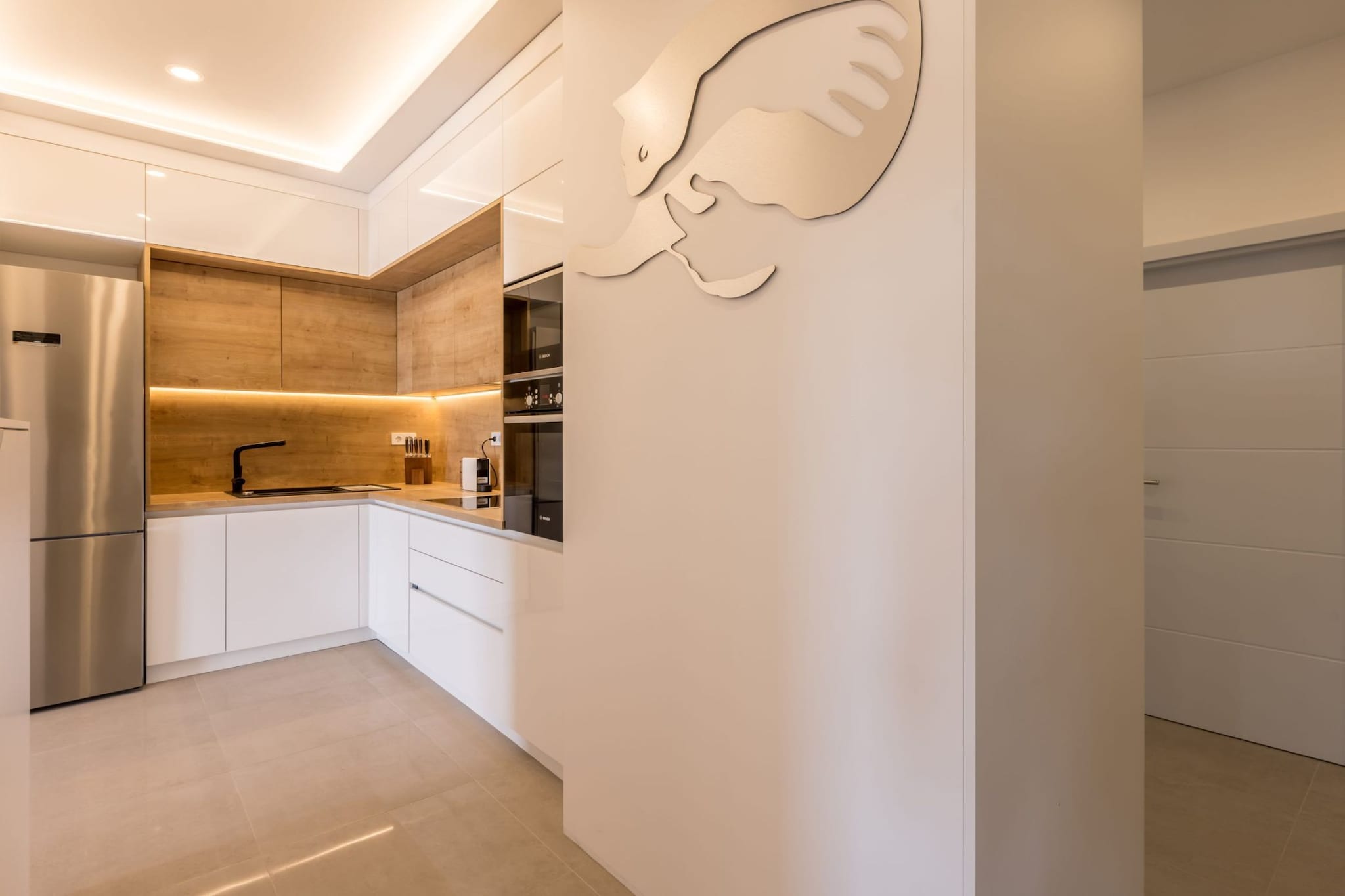 Adriatic Island Sea View Apartments - Three  Bedroom Apartment with Terrace and Sea View (A4)-Cuisine