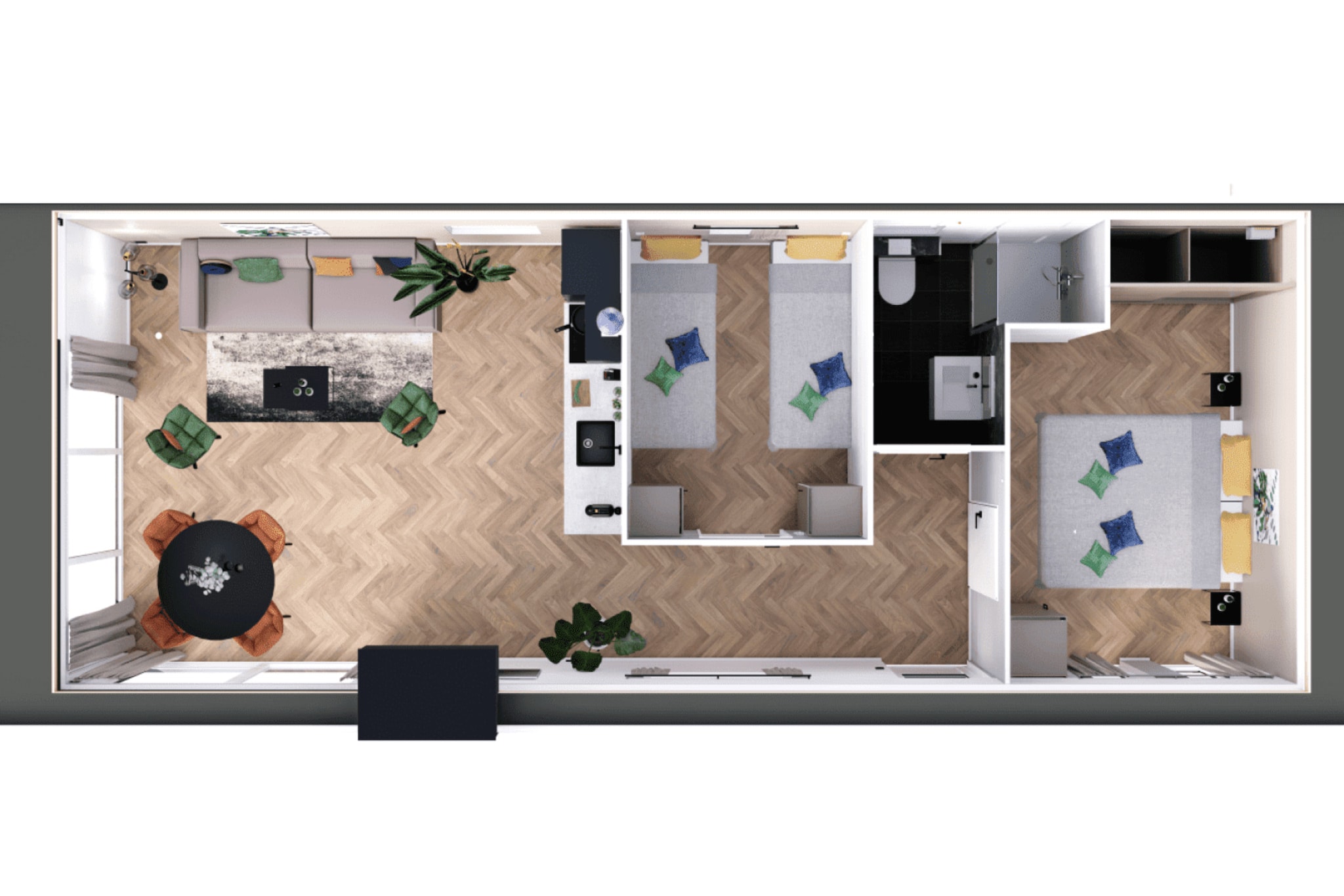 Chalet Eekhoorn-Floor plan