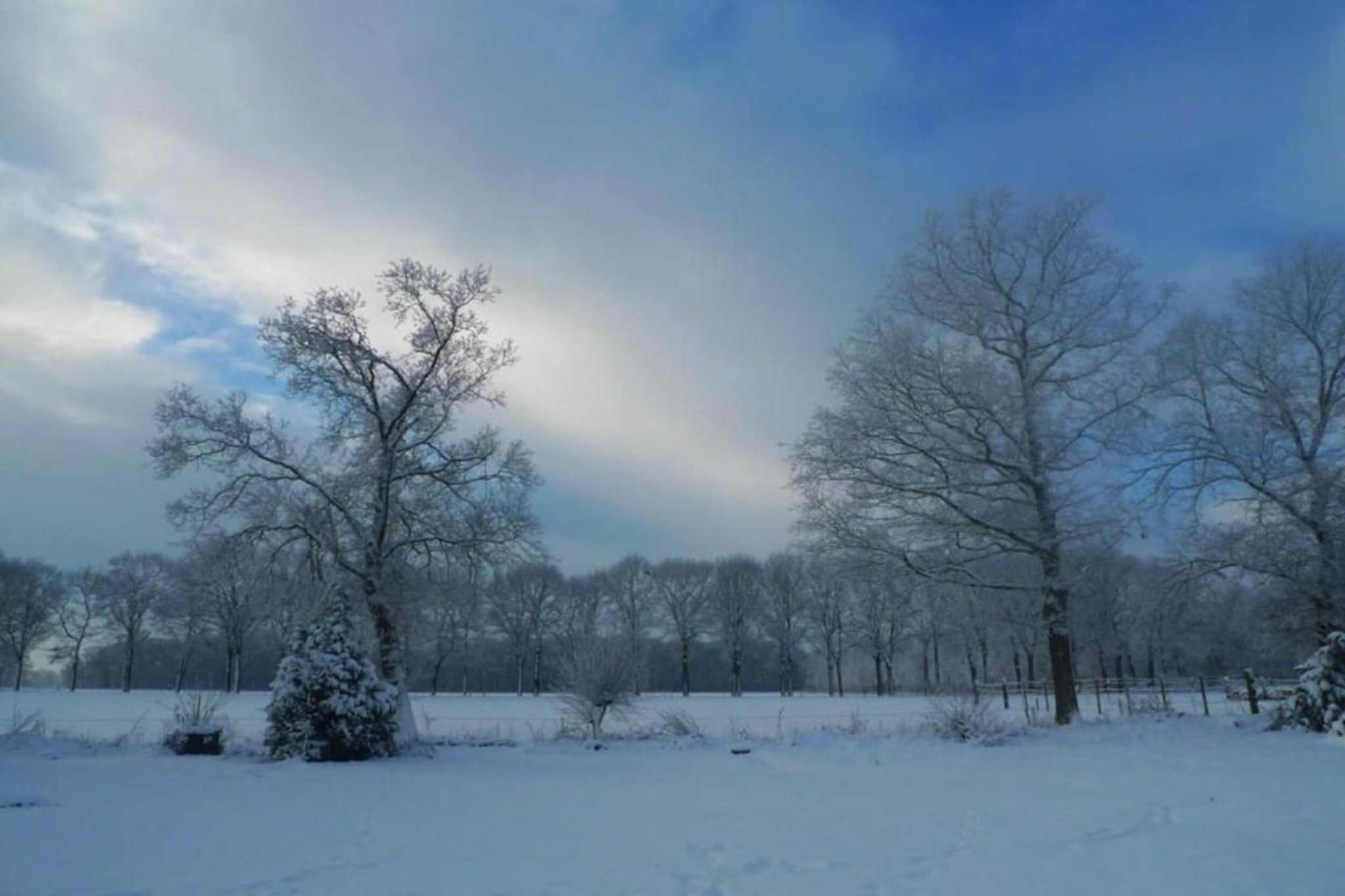 Bungalow Langelo-Gebied winter 5km