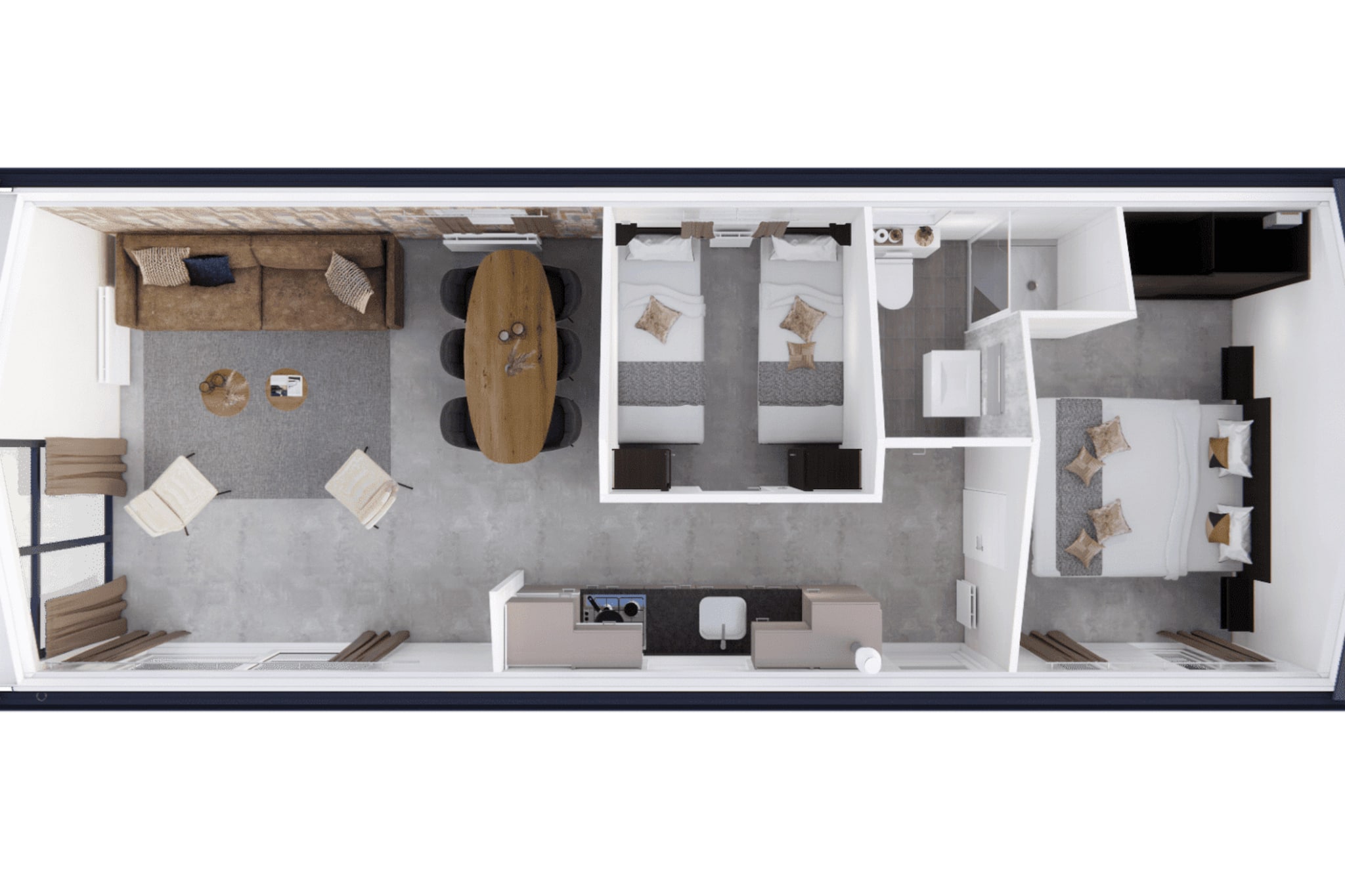 Chalet Bosuil-Plattegrond