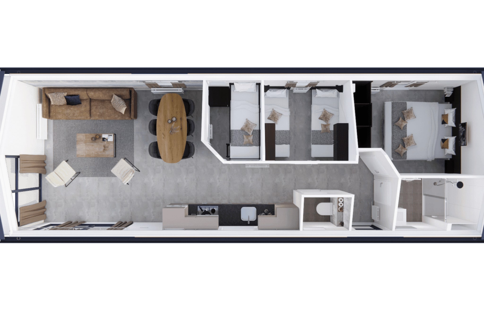 Chalet Egel-Plattegrond