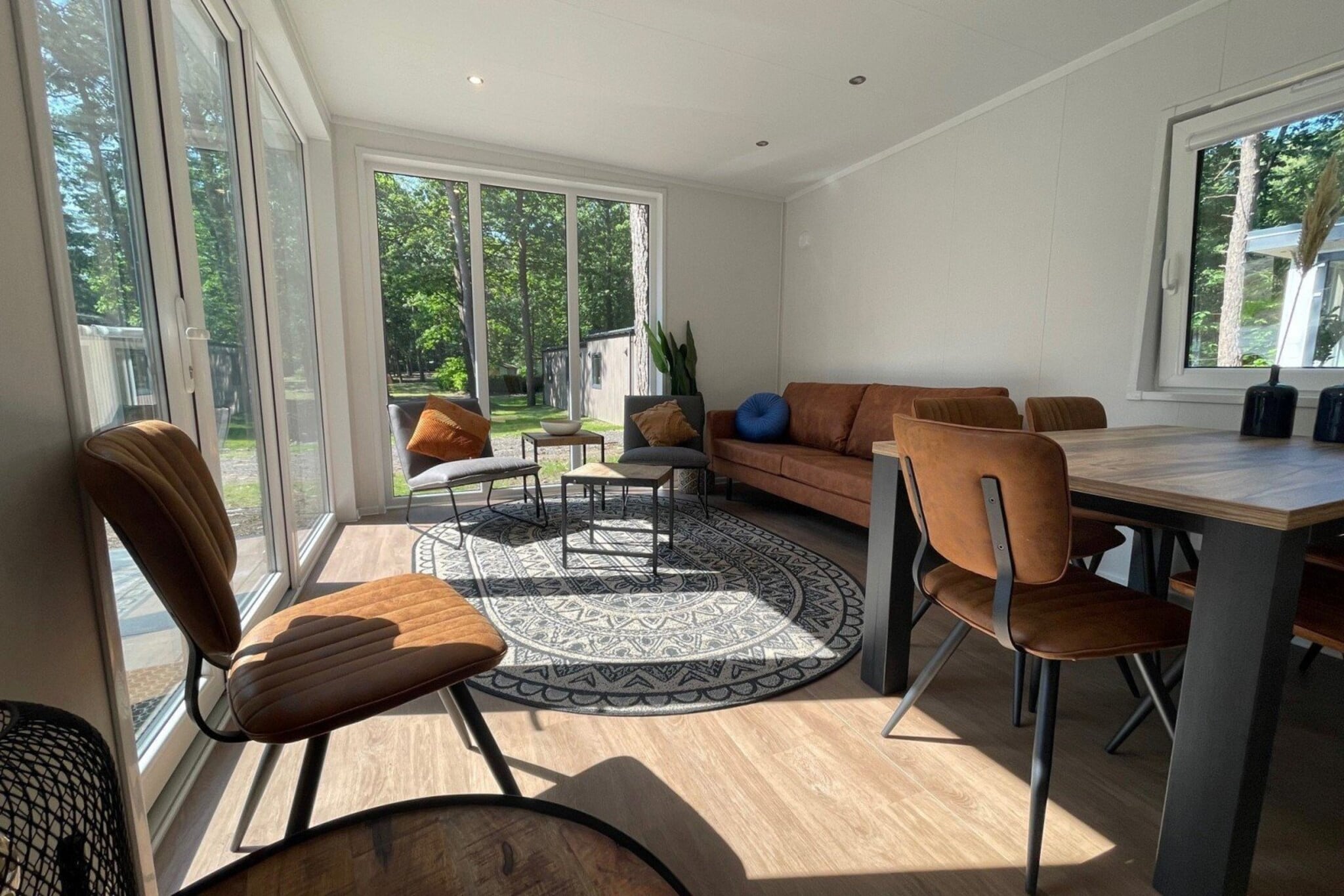 Chalet Nachtegaal (6 personen)-Woonkamer