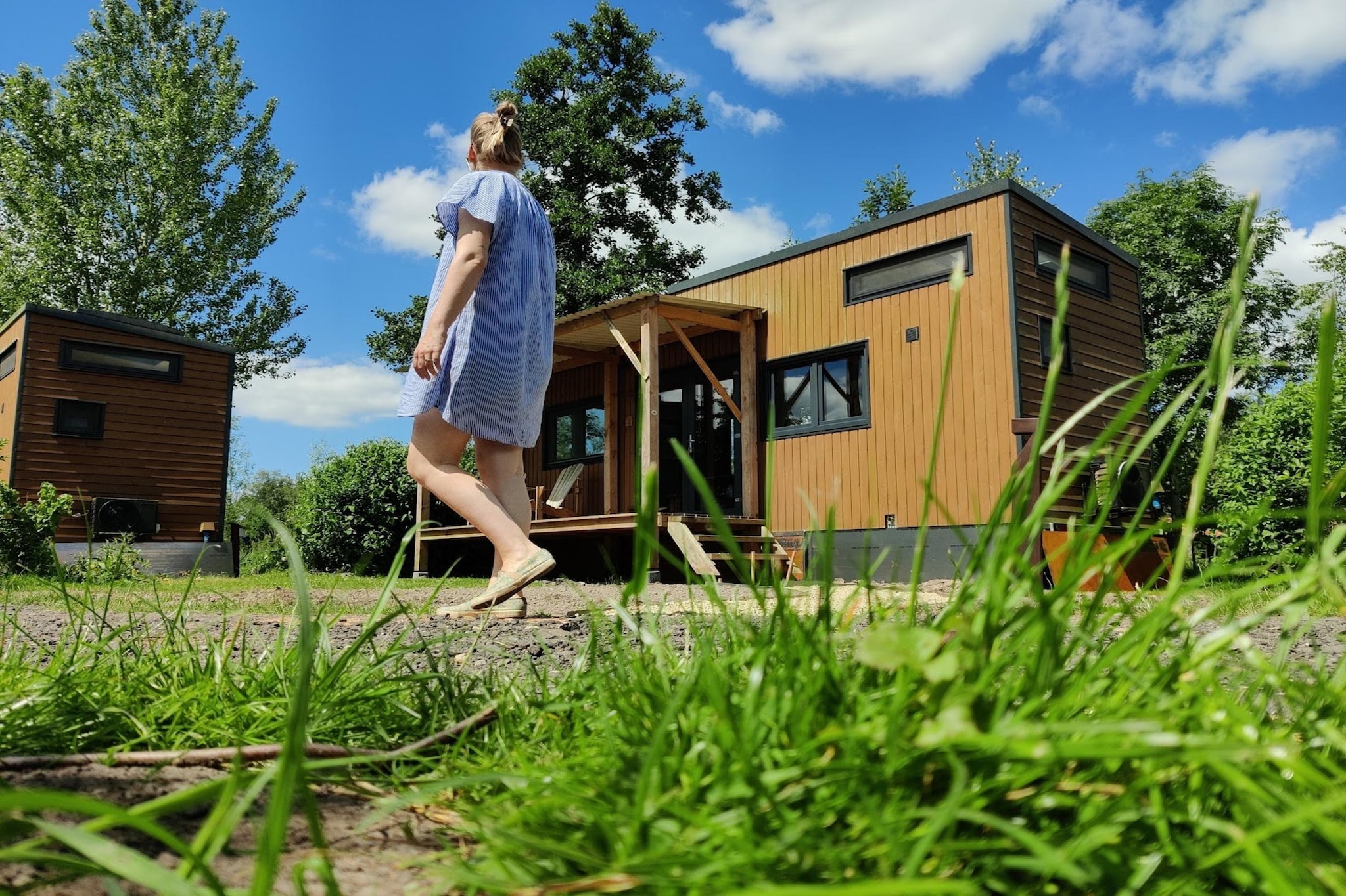 Tiny house voor 2  2 personen-Außenbereich Sommer