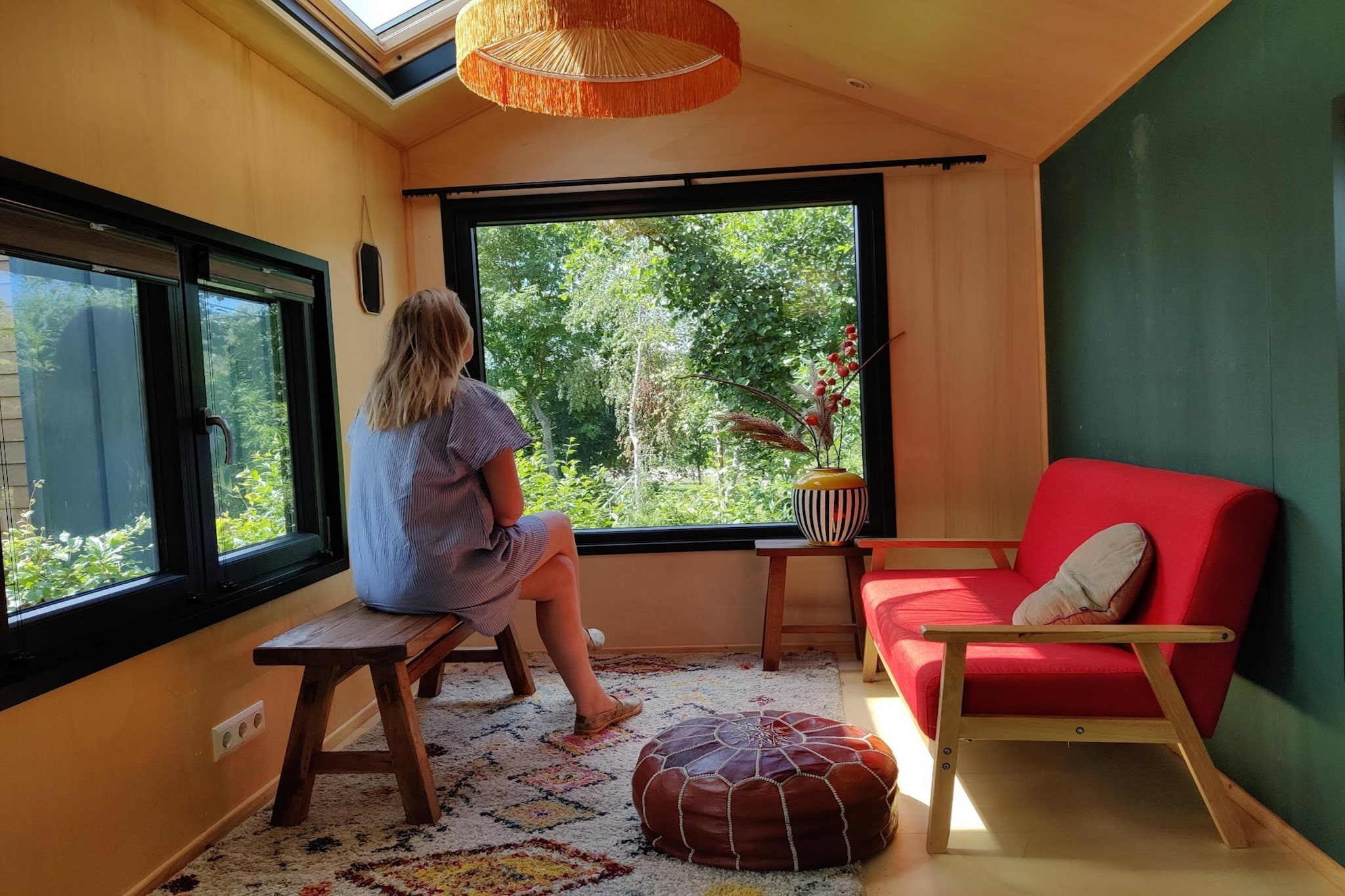 Tiny house voor 2  2 personen-Wohnzimmer