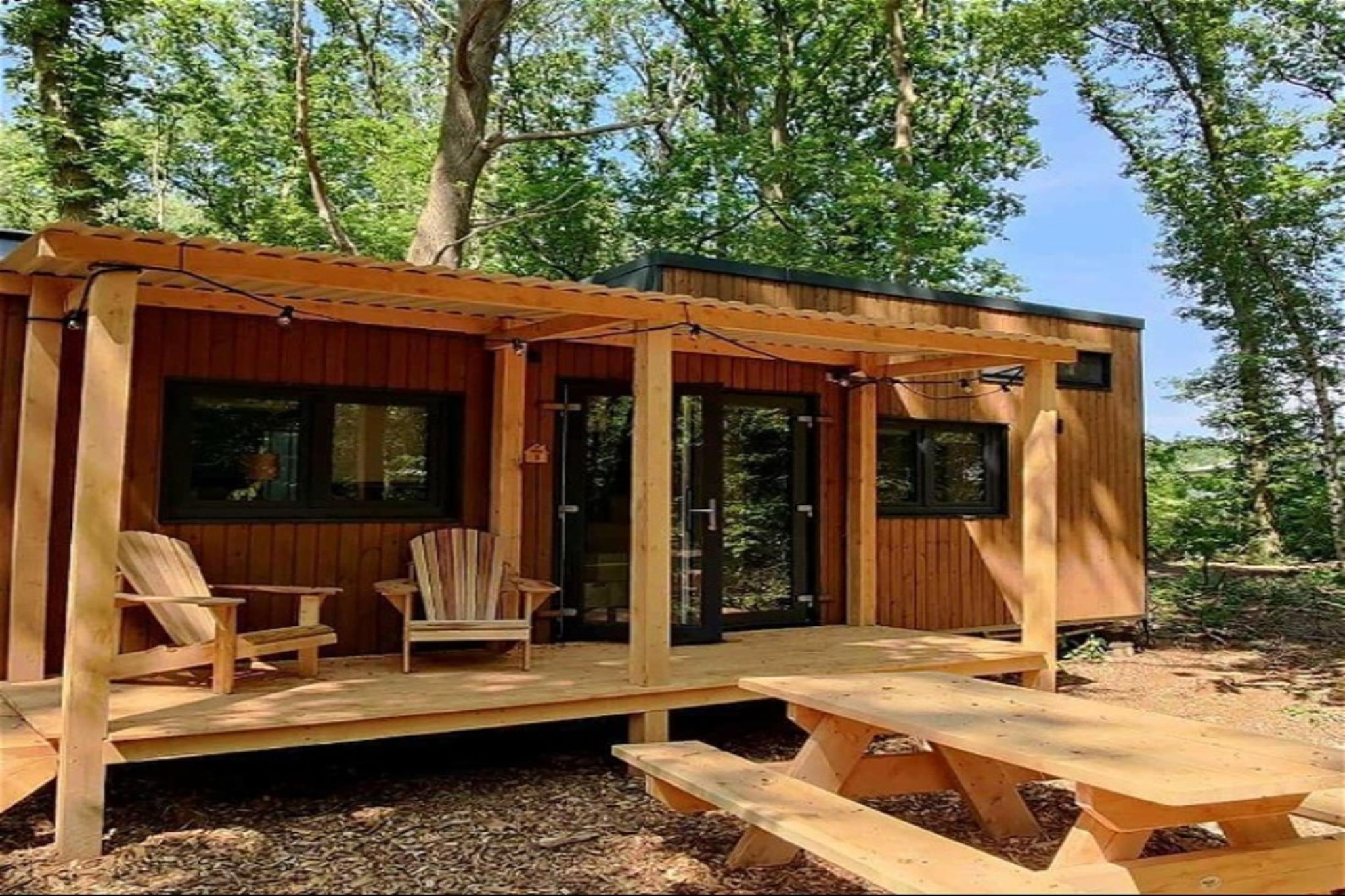 Tiny house voor 2  2 personen-Terrassenbalkon