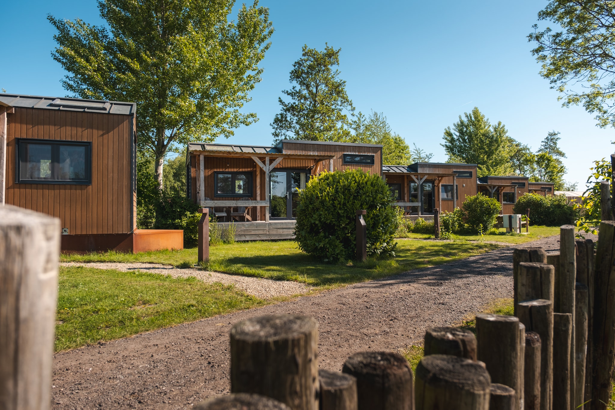 Tiny house voor 2  2 personen-Buitenkant zomer