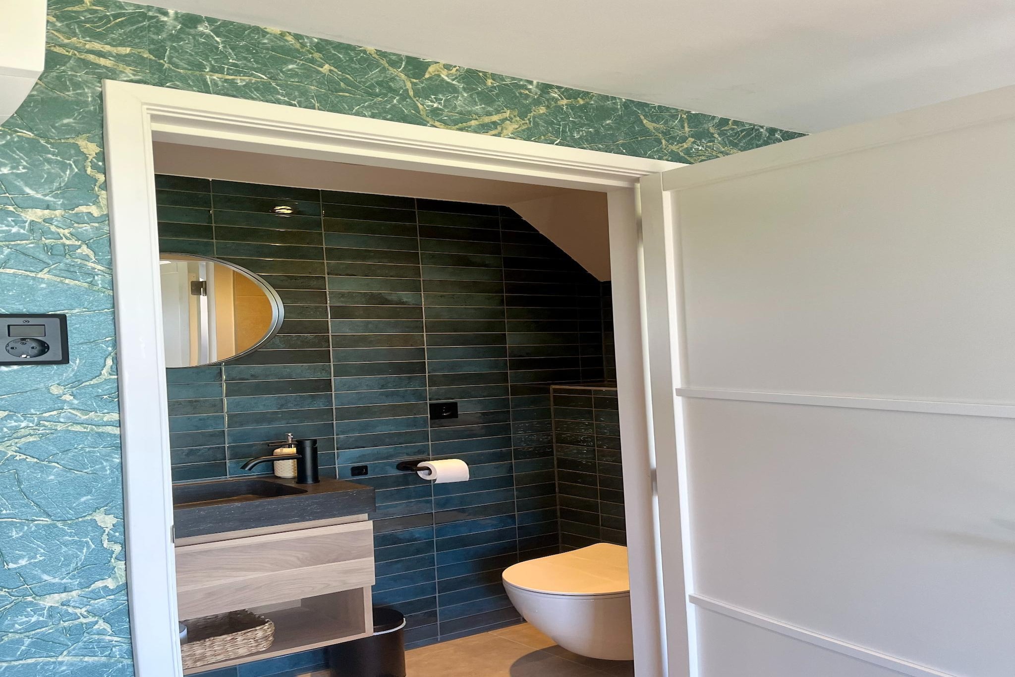 Groepsaccommodatie met 10 luxe tweepersoons kamers-Badkamer