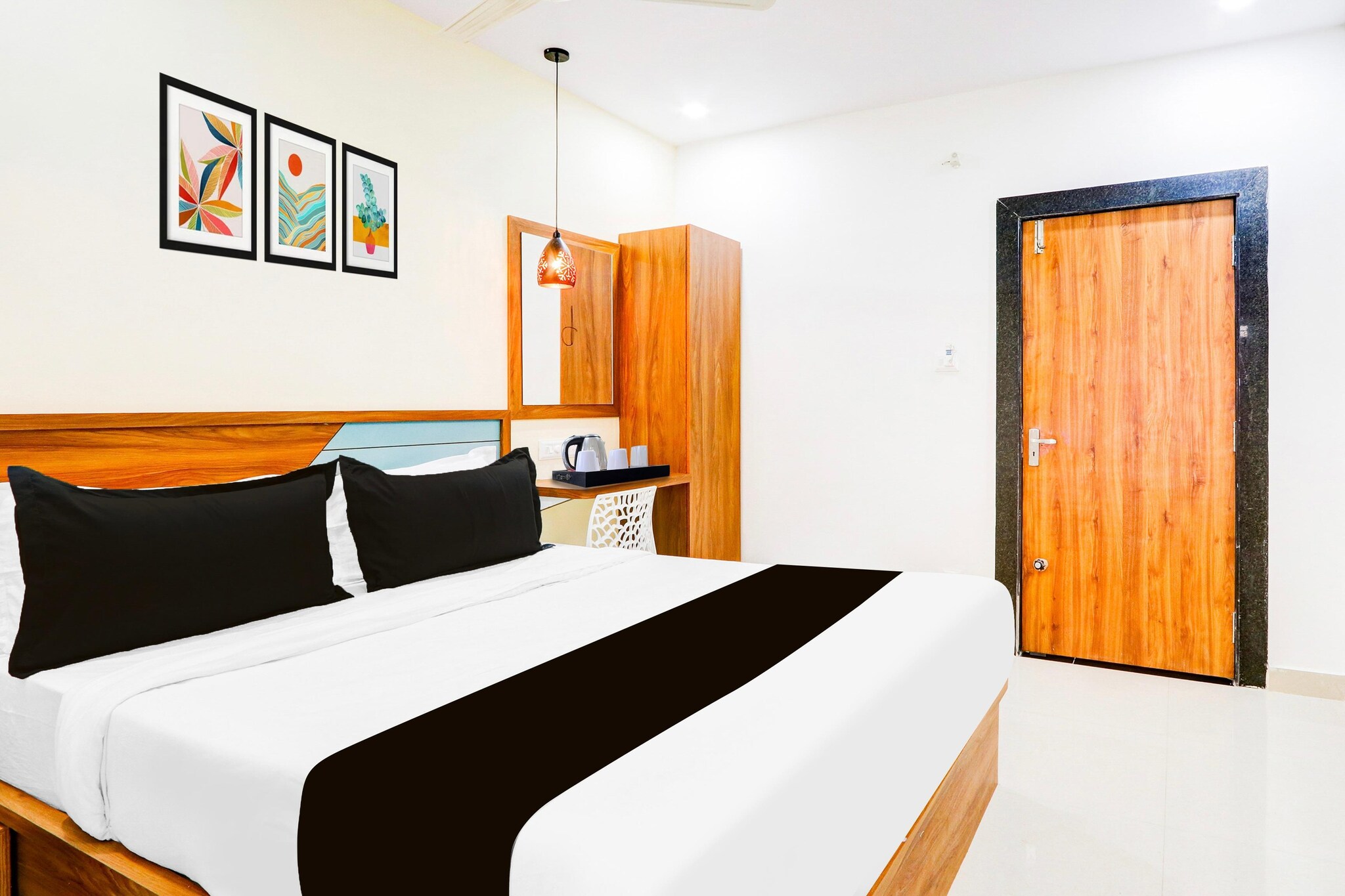 Cosy Stays at Rajahmundry is located in RÄjahmundry. With free WiFi, this 4-star hotel offers room service and a 24-hour front desk. The hotel features family rooms.
Guest rooms at the hotel are equipped with a seating area, a flat-screen TV with satellite channels and a private bathroom with free toiletries and a bath or shower. All guest rooms at Super Townhouse Rajahmundry include air conditioning and a desk.
Rajahmundry Airport is 15 km away.
Unmarried couples are warmly welcome at this property.
Guests with local ID proof are warmly welcome.
Apologies, but we are currently unable to host foreign nationals at this property.
Early Check-In Policy: A full day’s room rate will be charged for check-ins before 6:00 AM. Complimentary early check-in is available between 6:00 AM and 10:00 AM, subject to room availability.
Check-in is only available to guests aged 18 and above. Please provide a government-issued ID to confirm your age.