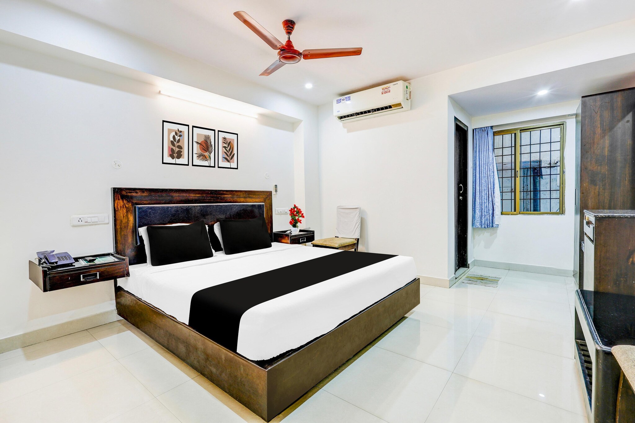 Comfortable Accommodation: Cosy Stays at Gajuwaka Centre Visakhapatnam in Visakhapatnam offers family rooms with air-conditioning, private bathrooms, work desks, and free toiletries. Each room includes a seating area, TV, and wardrobe, ensuring a pleasant stay.
Essential Facilities: Guests enjoy free WiFi throughout the property, a lounge, lift, 24-hour front desk, and room service. The hotel provides a comfortable environment with amenities such as a work desk and TV, catering to all needs.
Convenient Location: Located 6 km from Visakhapatnam Airport, the hotel is near attractions like Dolphins Nose Park (8 km) and Indira Gandhi Zoological Park (23 km). Other points of interest include Daba Gardens (13 km) and Kailasagiri Train Station (22 km).
Highly Rated by Guests: Cosy Stays at Gajuwaka Centre Visakhapatnam is highly rated by guests for its excellent service and comfortable accommodation, making it a preferred choice for travellers.
Unmarried couples are warmly welcome at this property.
Guests with local ID proof are warmly welcome.
Apologies, but we are currently unable to host foreign nationals at this property.
Early Check-In Policy: A full day’s room rate will be charged for check-ins before 6:00 AM. Complimentary early check-in is available between 6:00 AM and 10:00 AM, subject to room availability.
Check-in is only available to guests aged 18 and above. Please provide a government-issued ID to confirm your age.