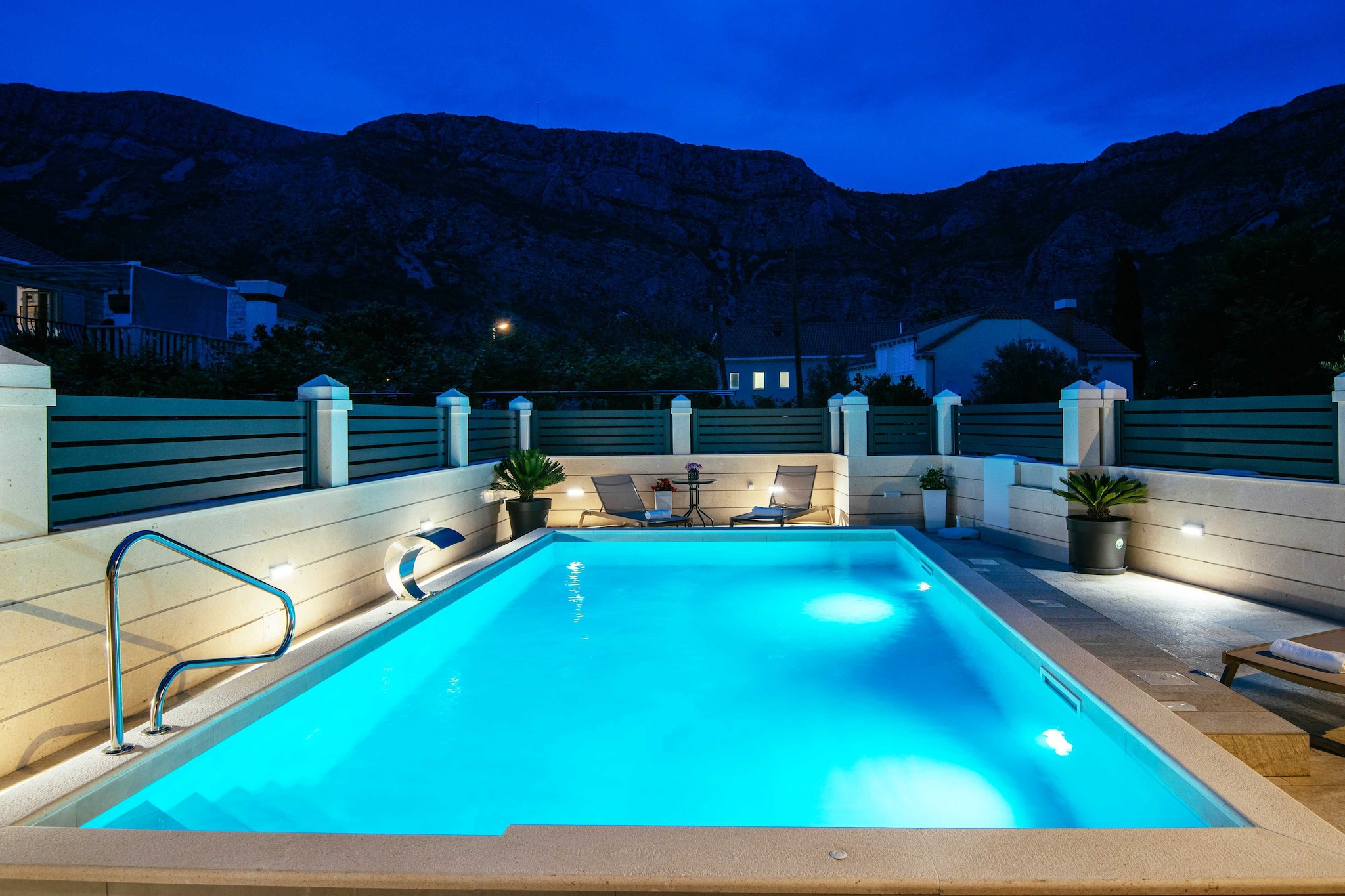 Apartments Azzurro- One Bedroom Apartment with Terrace  ( Azzurro III-gornji)-Schwimmbad