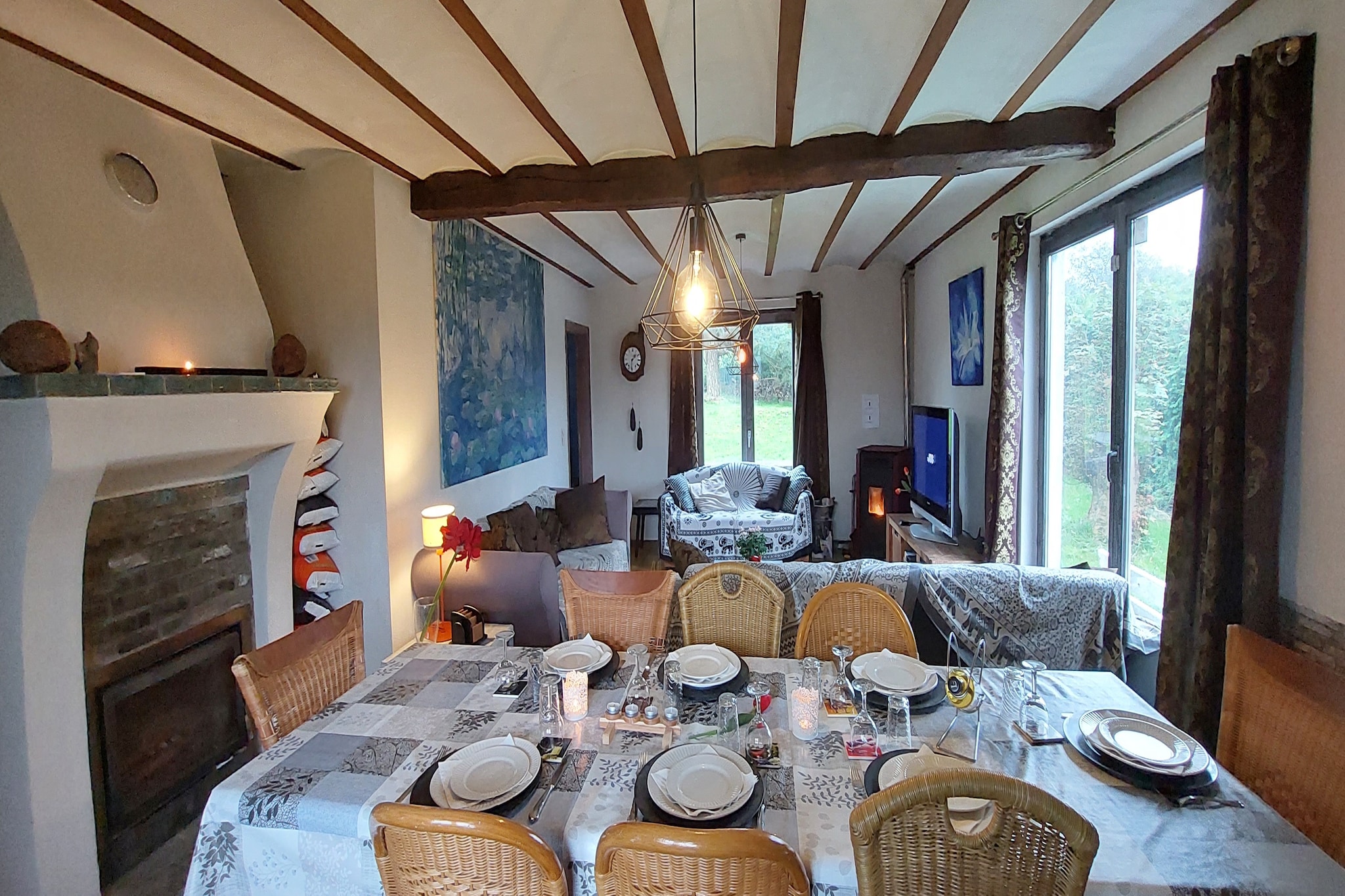 Ardennes Bleu 4 pers maximum-Living room