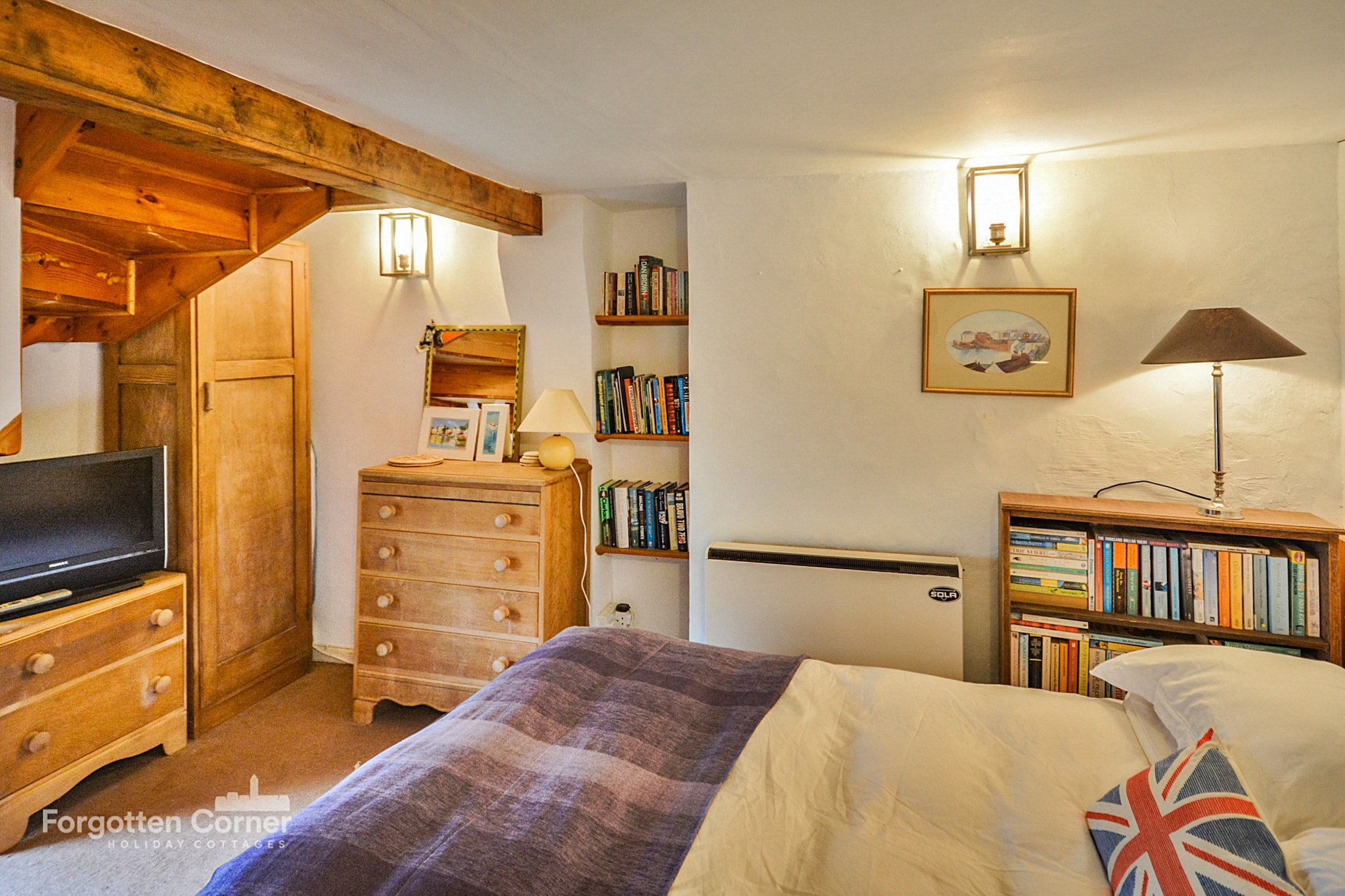April Cottage, Cawsand-Slaapkamer