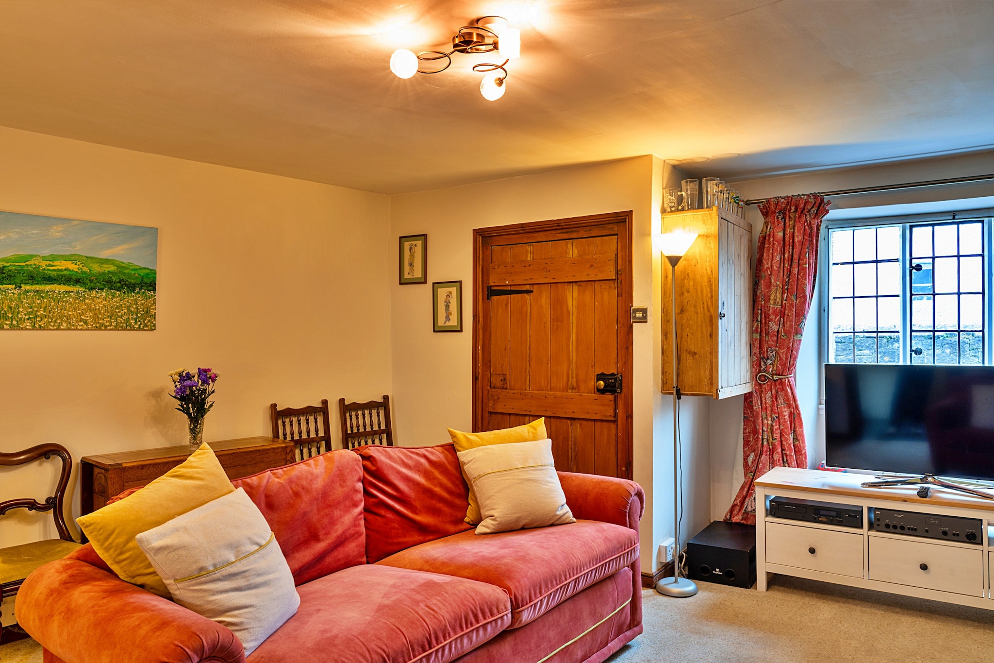 Clematis Cottage-Woonkamer
