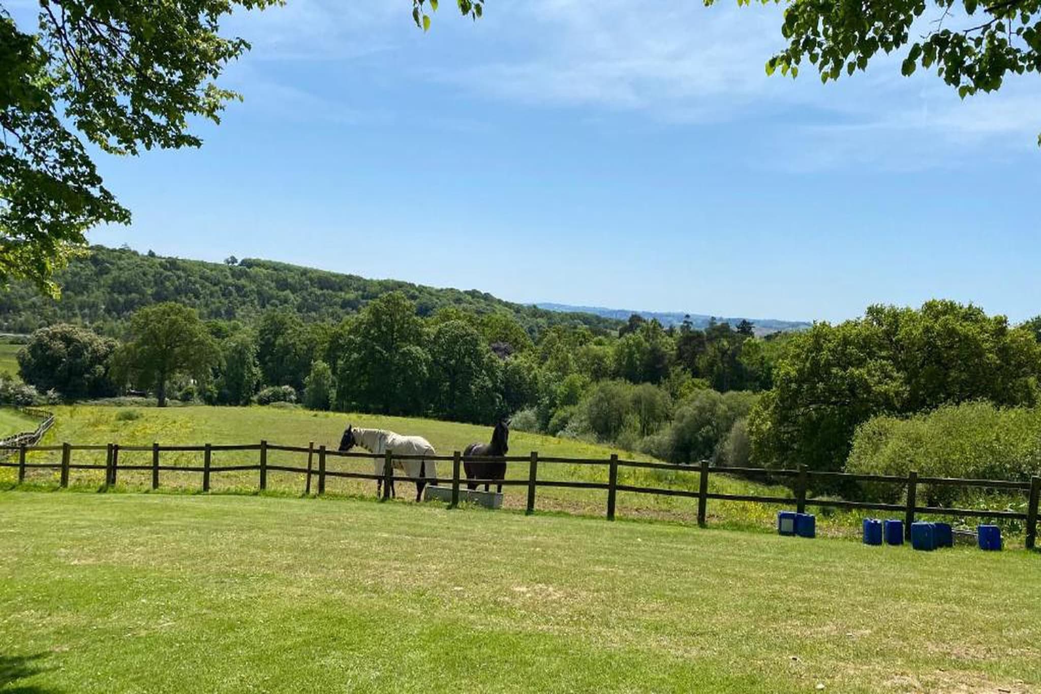 Little Dunley - Vine Lodge-Gebieden zomer 20km