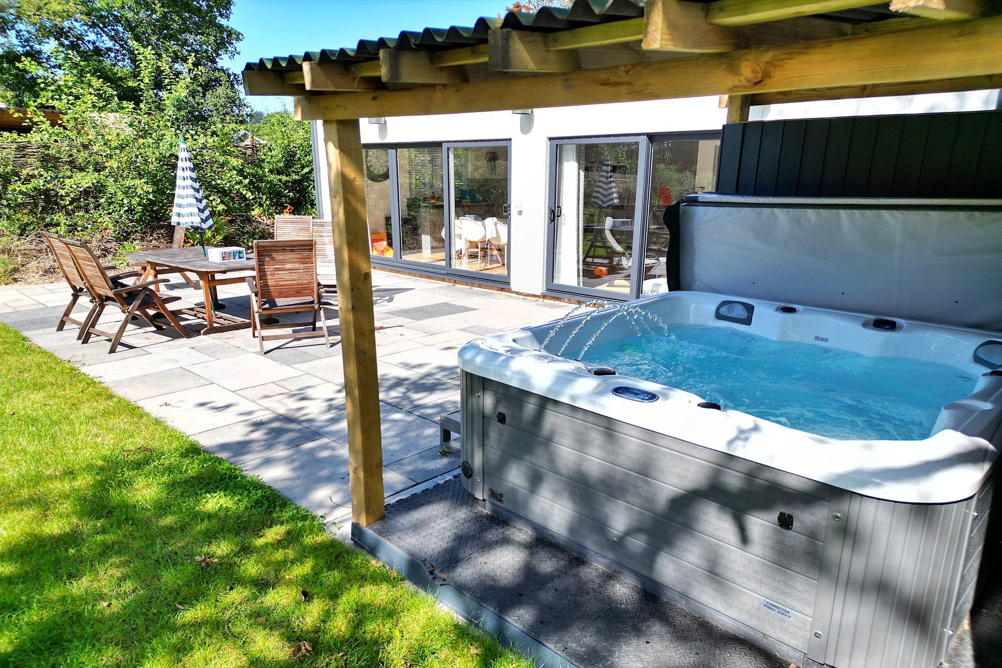 Little Dunley - Apple Lodge-Tuinen zomer