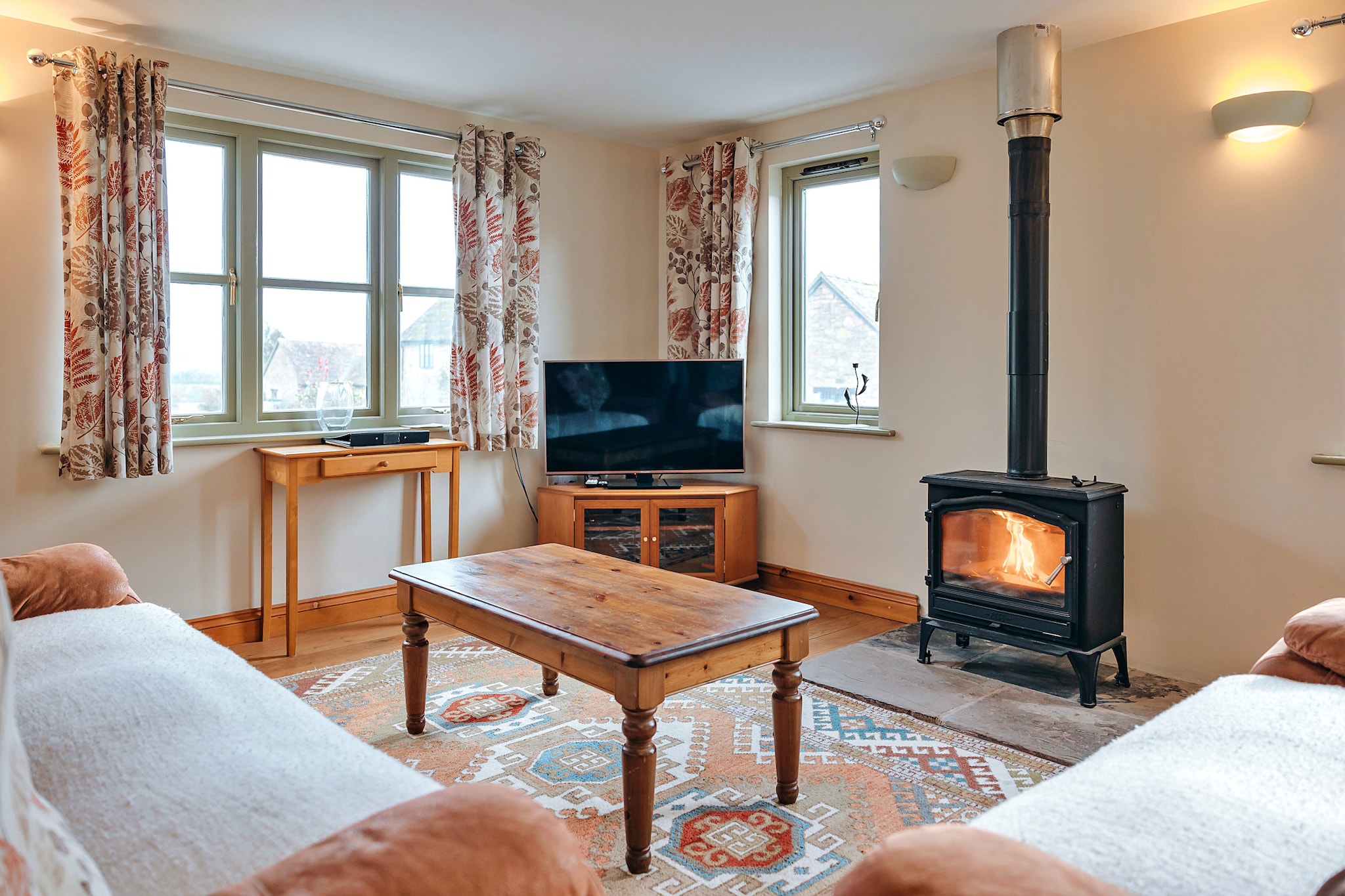 Norton Cottage-Woonkamer
