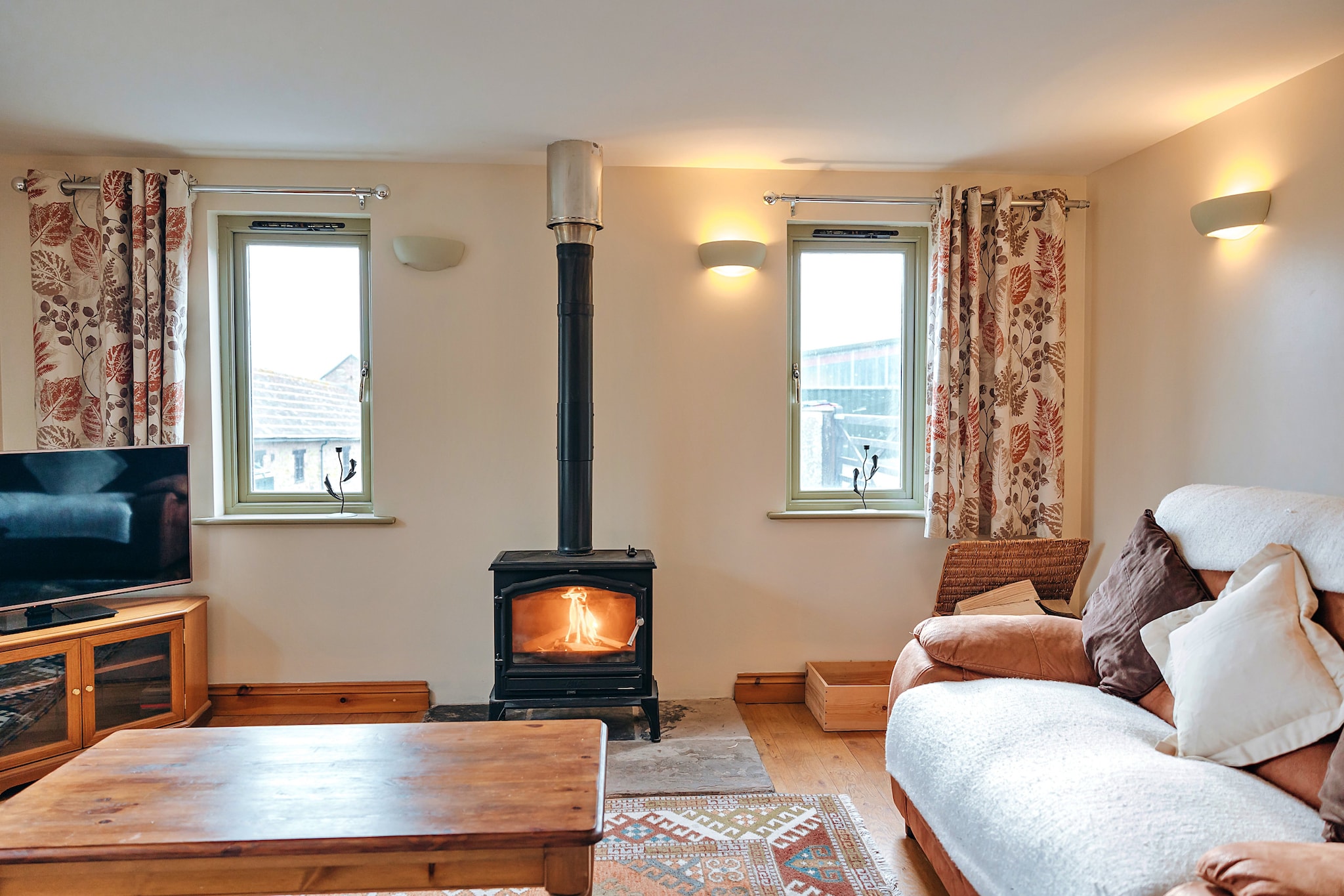Norton Cottage-Woonkamer