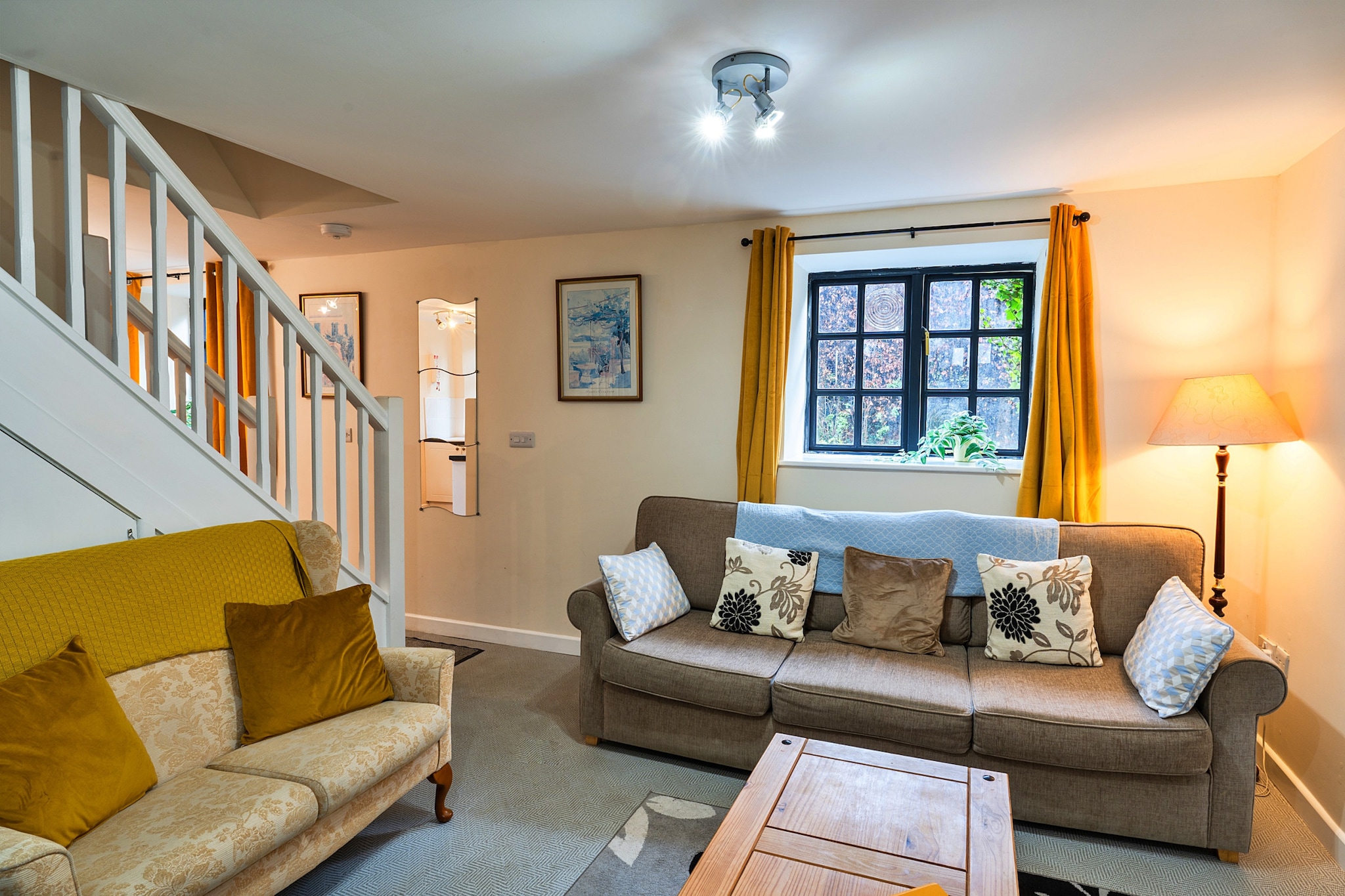 The Lodge at The Cridford Inn-Woonkamer