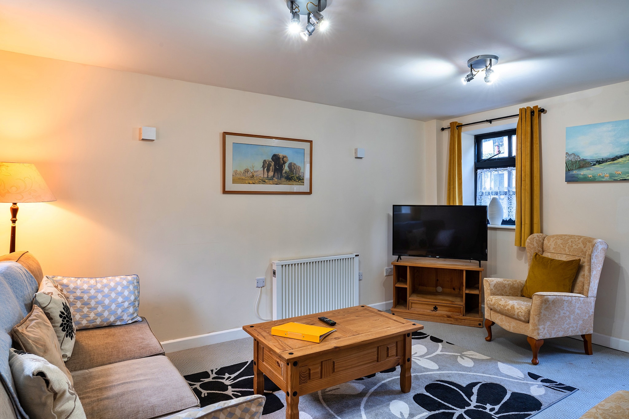 The Lodge at The Cridford Inn-Woonkamer