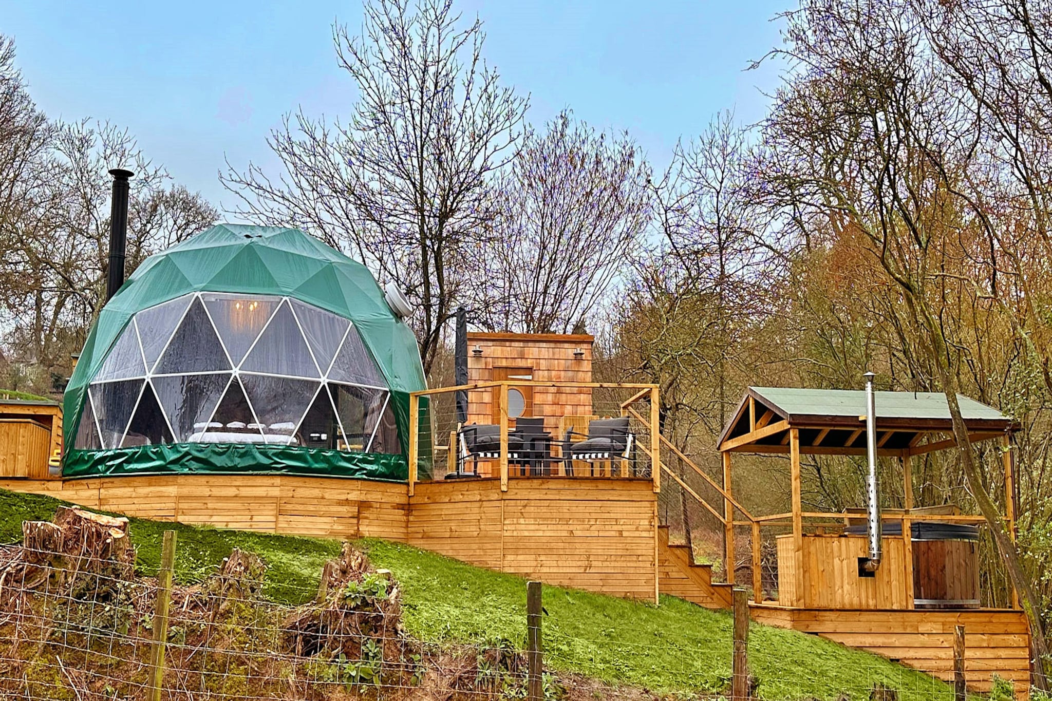 Ashdown Luxury Dome-Buitenlucht