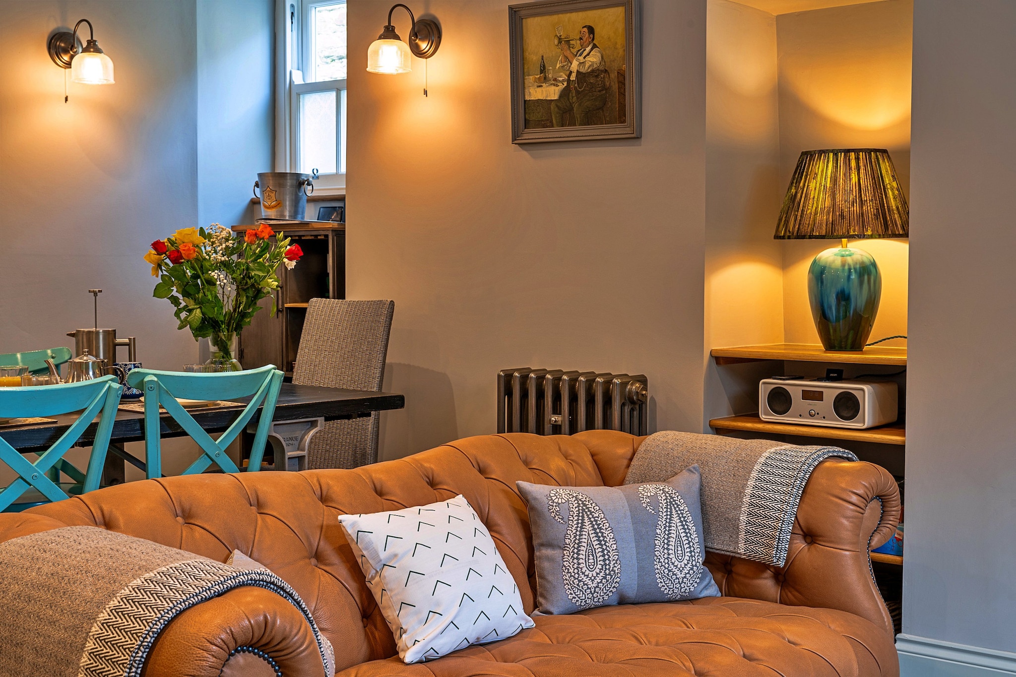Potters Cottage-Woonkamer