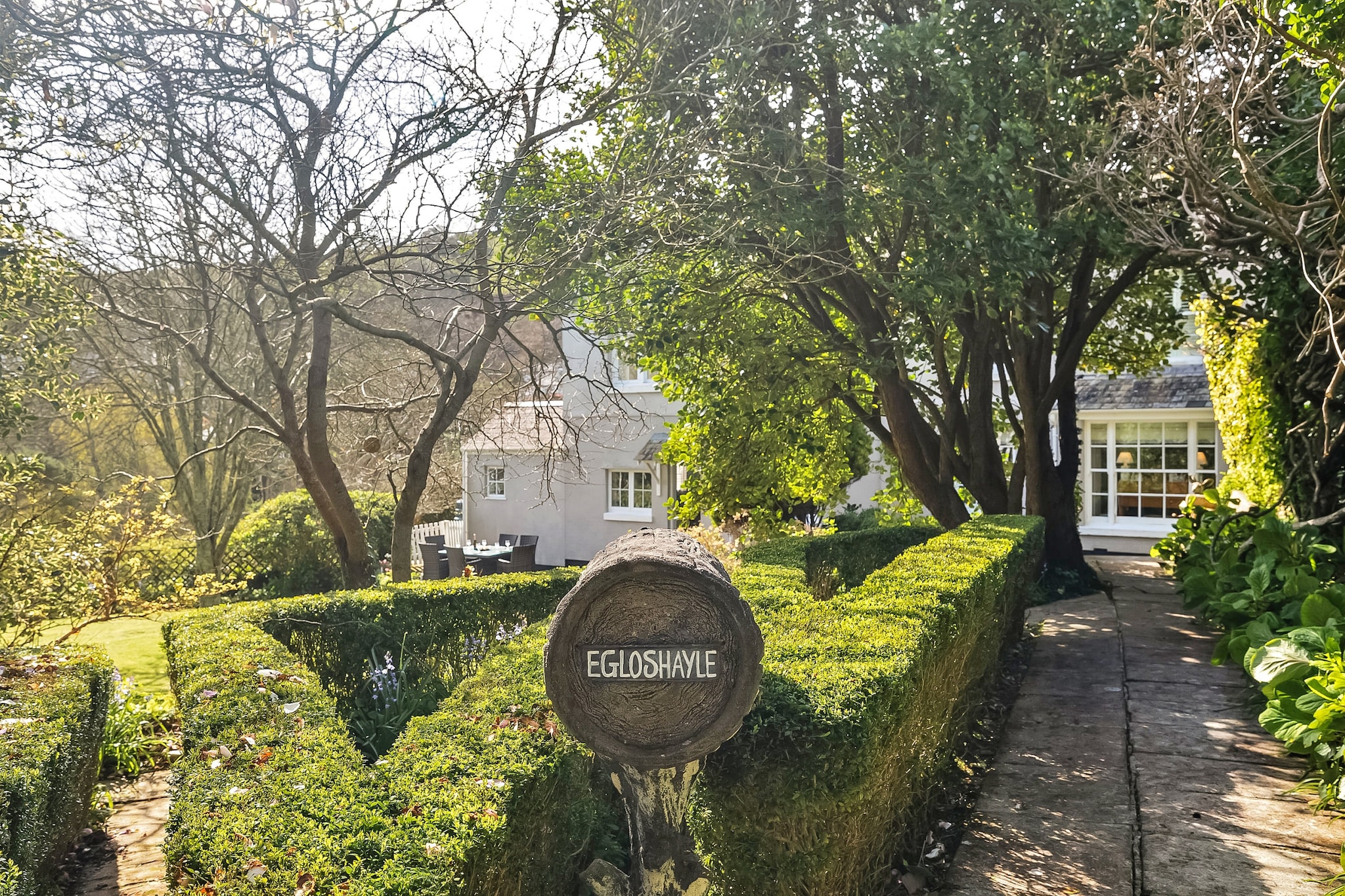 Egloshayle, Kingsand-Tuinen zomer