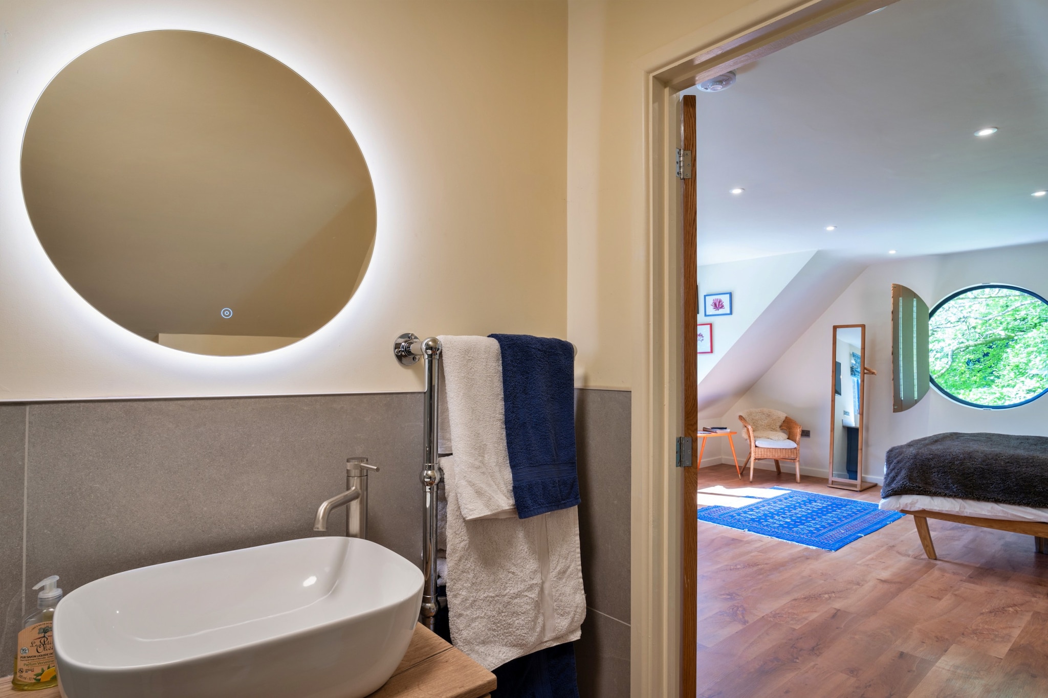 Dingles Farm Annexe-Badkamer