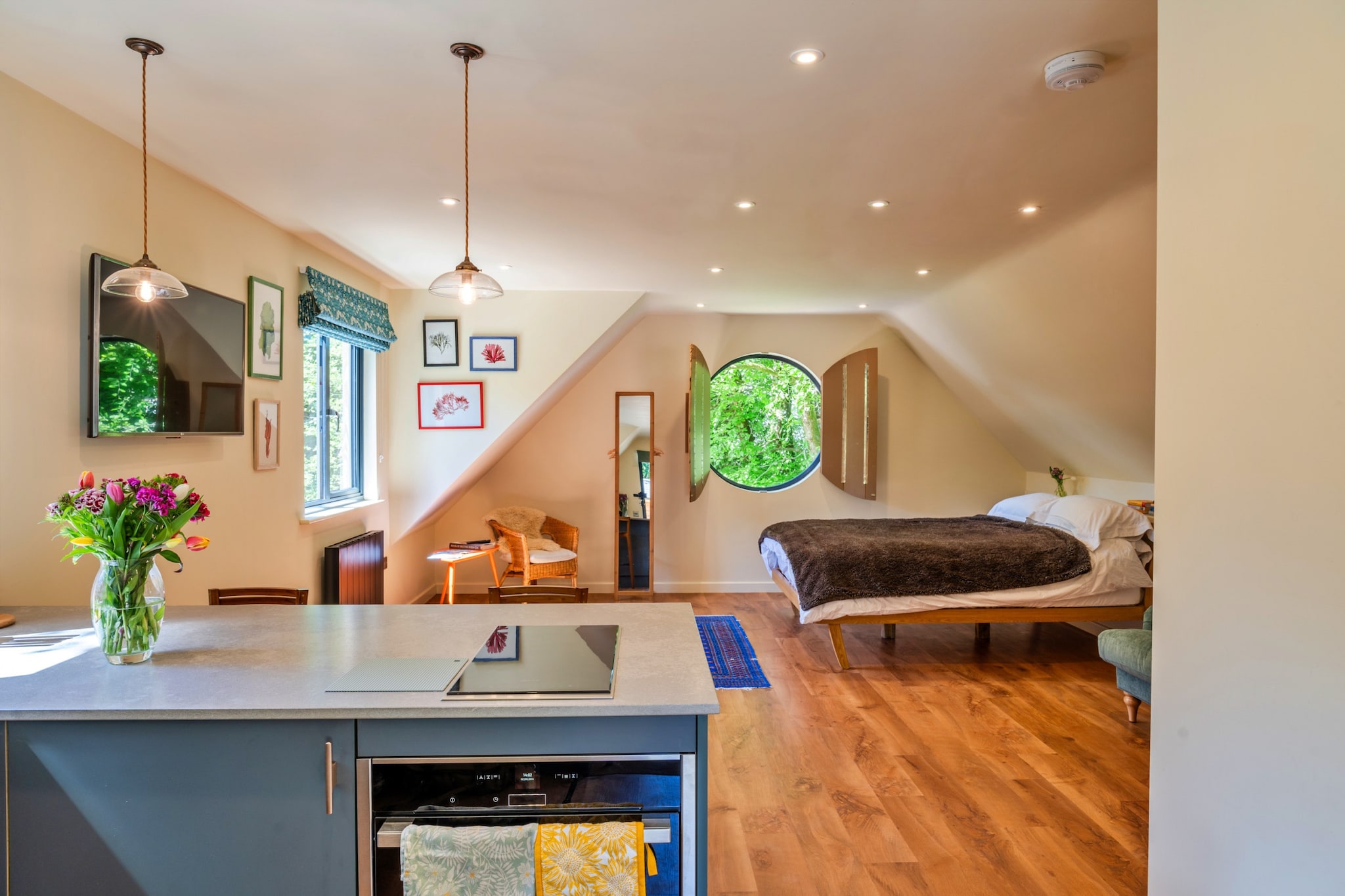 Dingles Farm Annexe-Slaapkamer