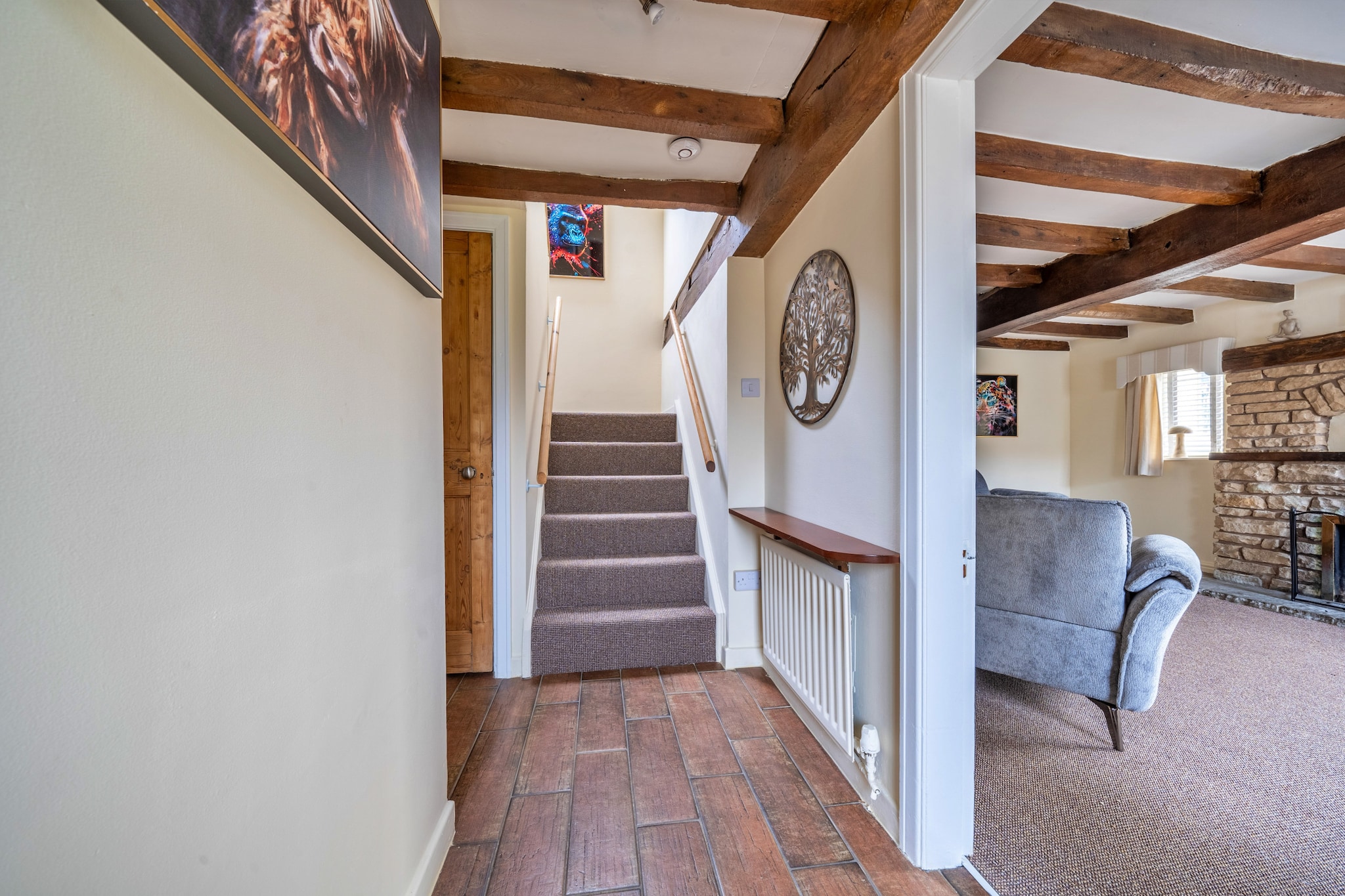 Barn Cottage-Overloop
