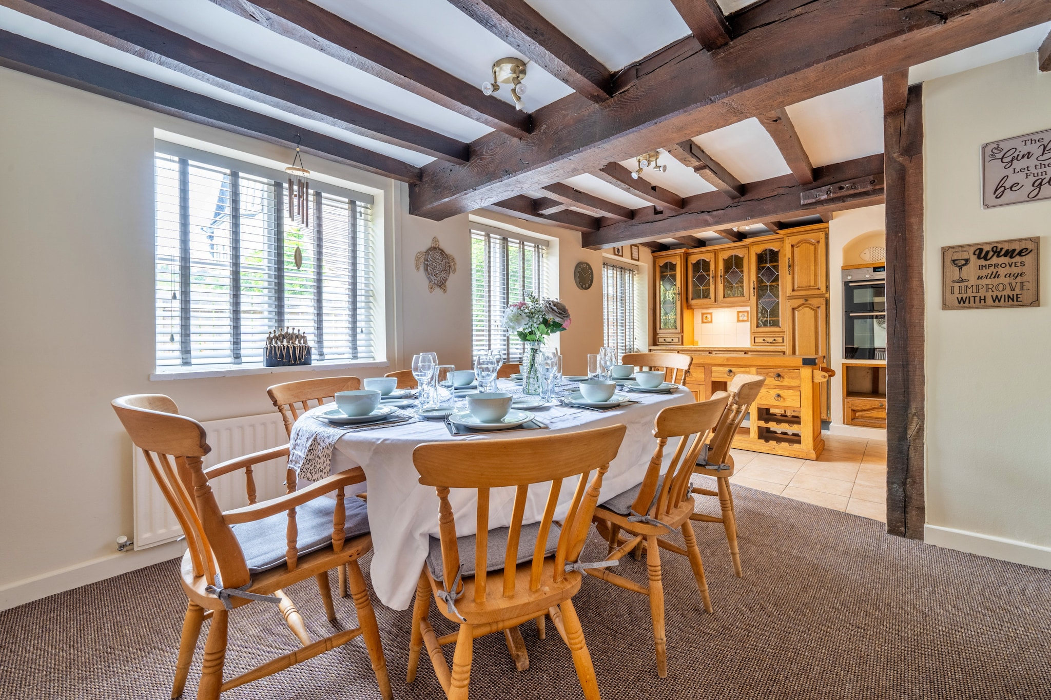 Barn Cottage-Eetkamer