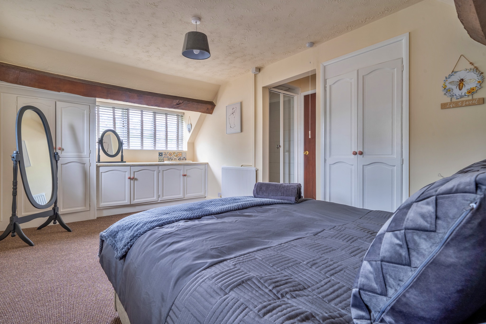 Barn Cottage-Slaapkamer