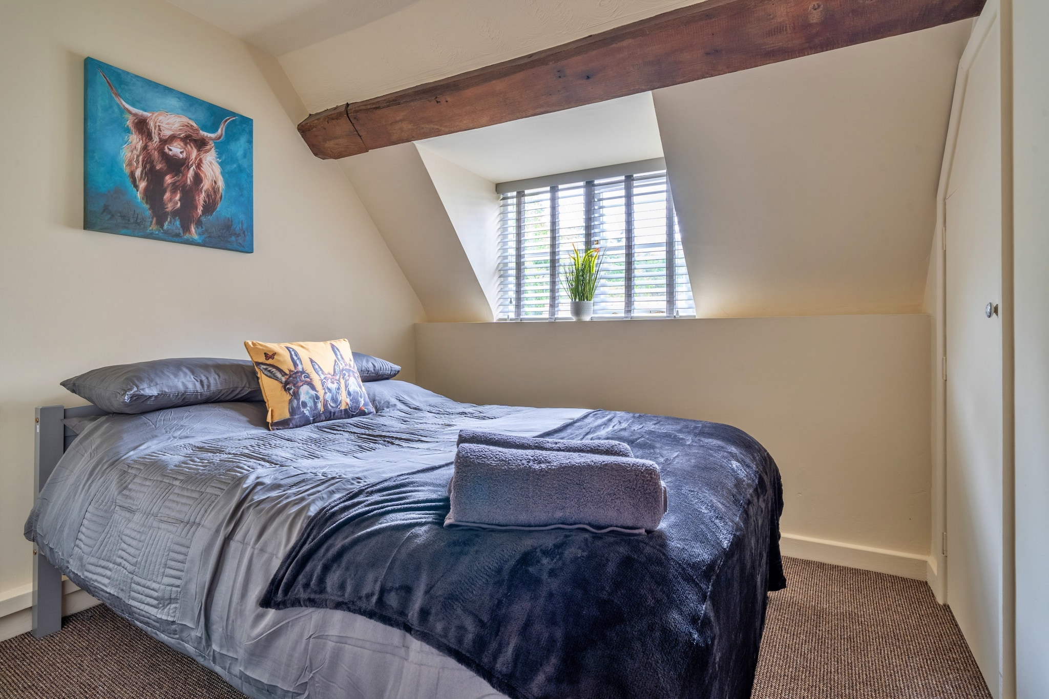 Barn Cottage-Slaapkamer