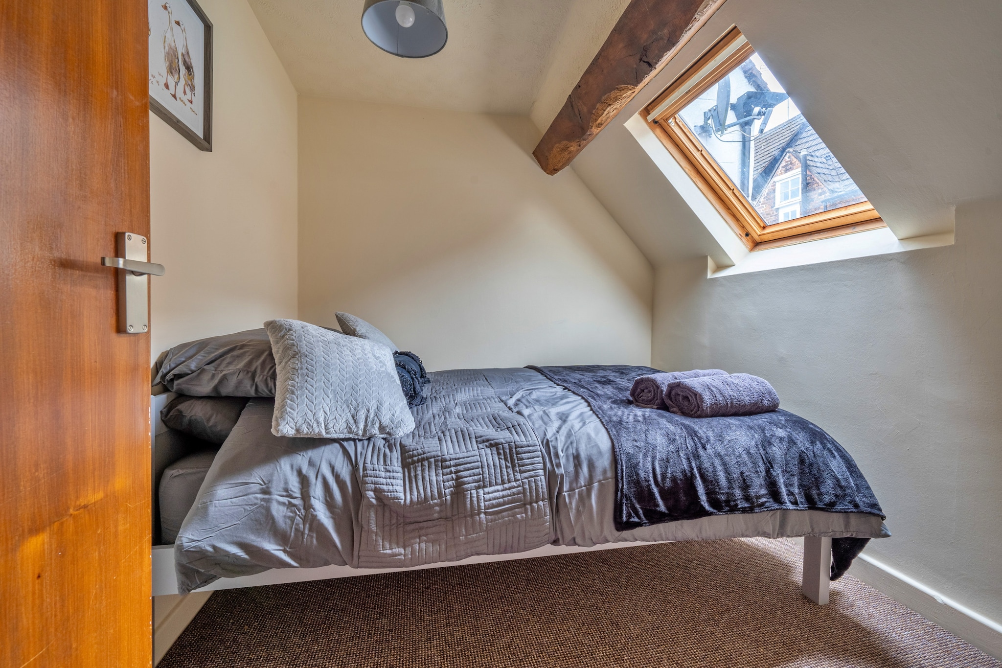 Barn Cottage-Slaapkamer