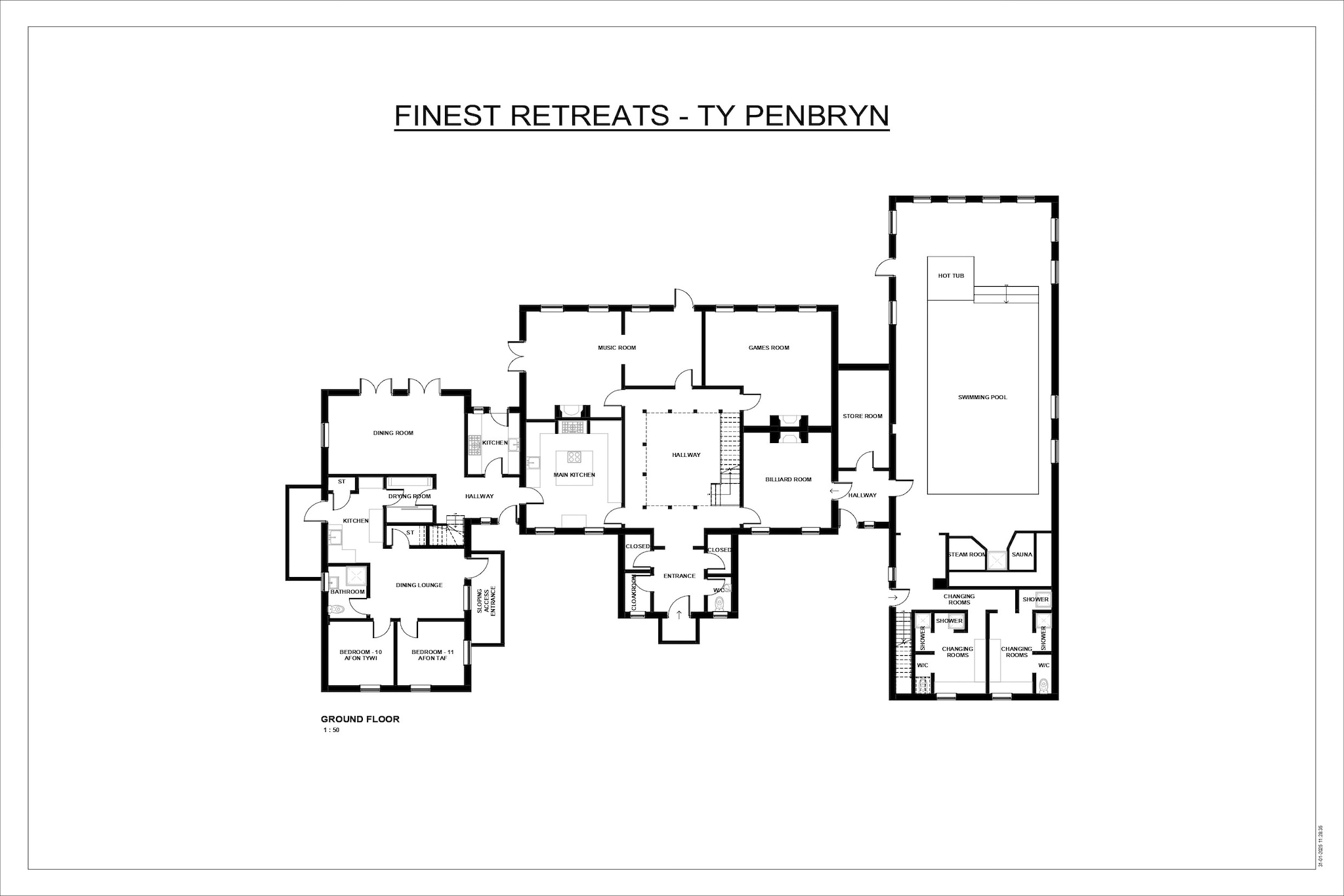 Ty Penbryn-Plattegrond