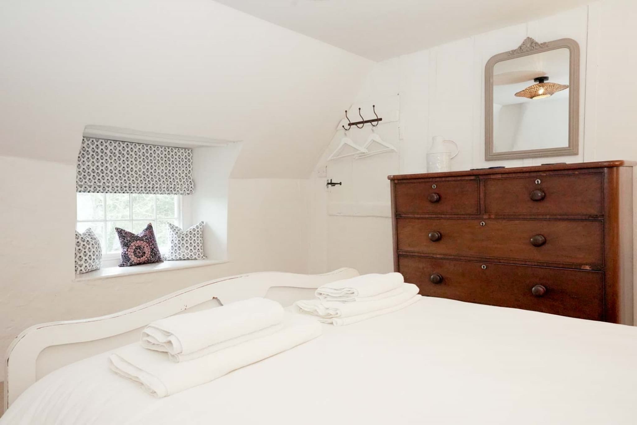 Old Lanvean Cottage-Slaapkamer