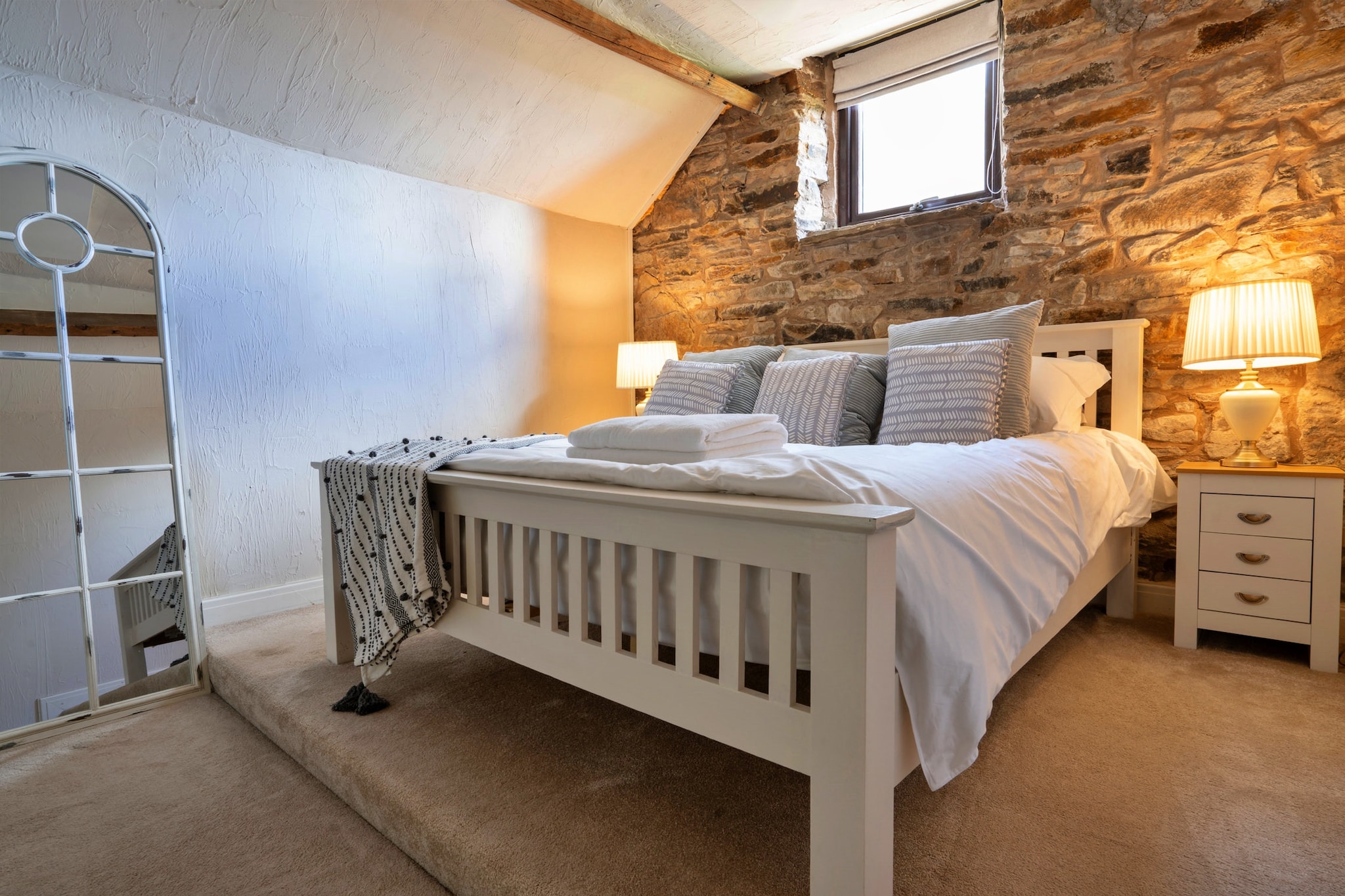 Middle Barn at Blackclough Farm-Slaapkamer