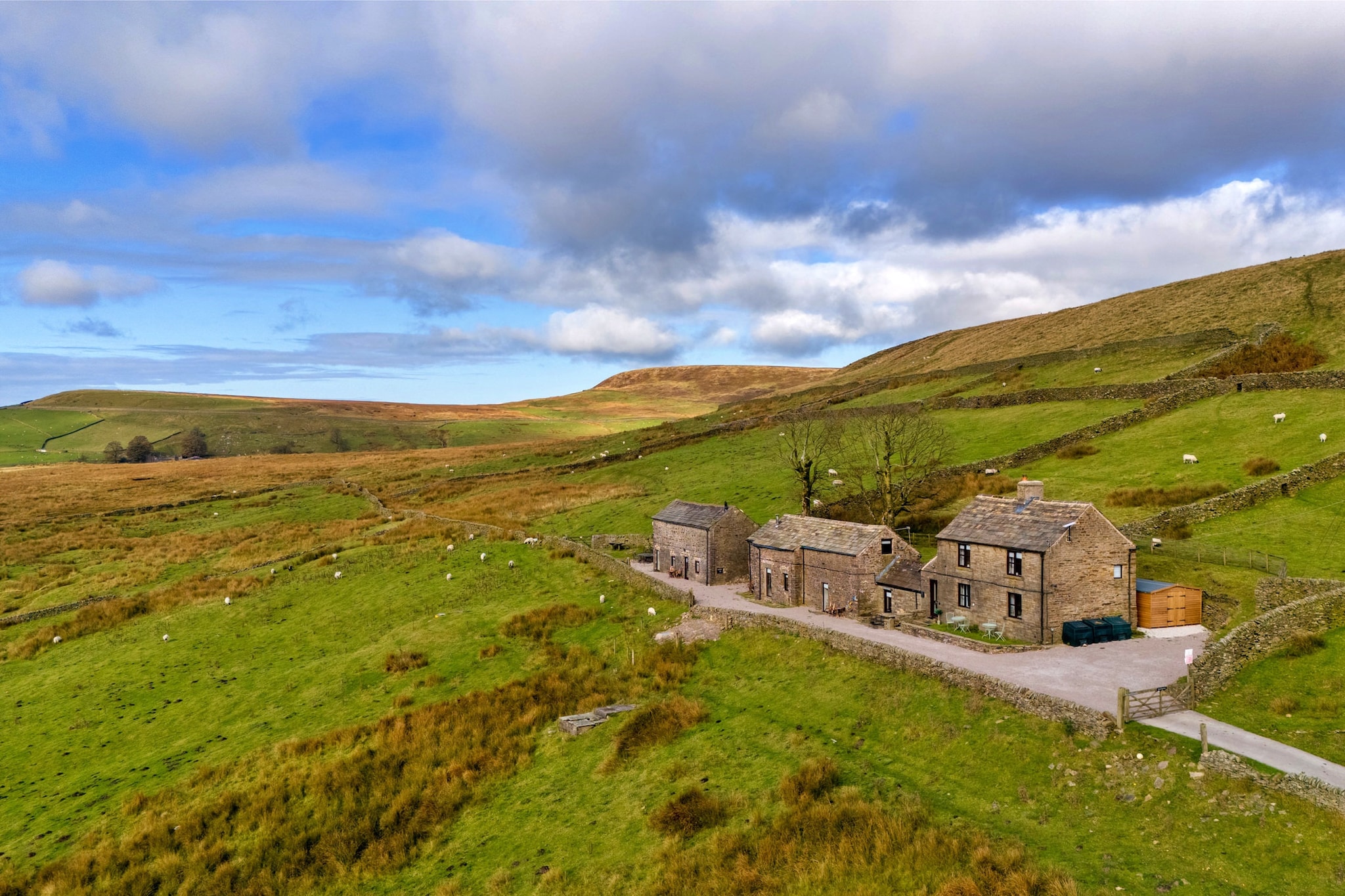 The Cottages Collection at Blackclough Farm-Tuinen zomer