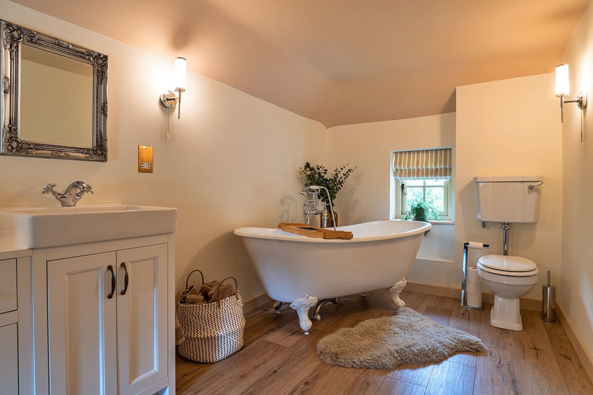 The Thatch at Winterborne Houghton-Badkamer